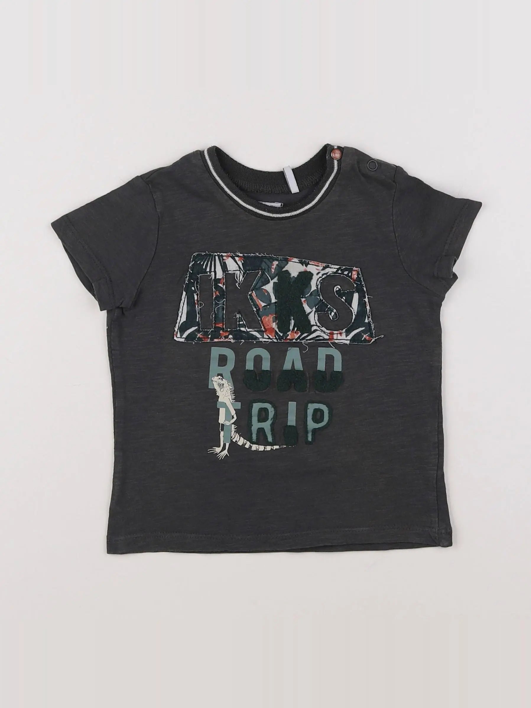 IKKS - tee-shirt vert - 12 mois