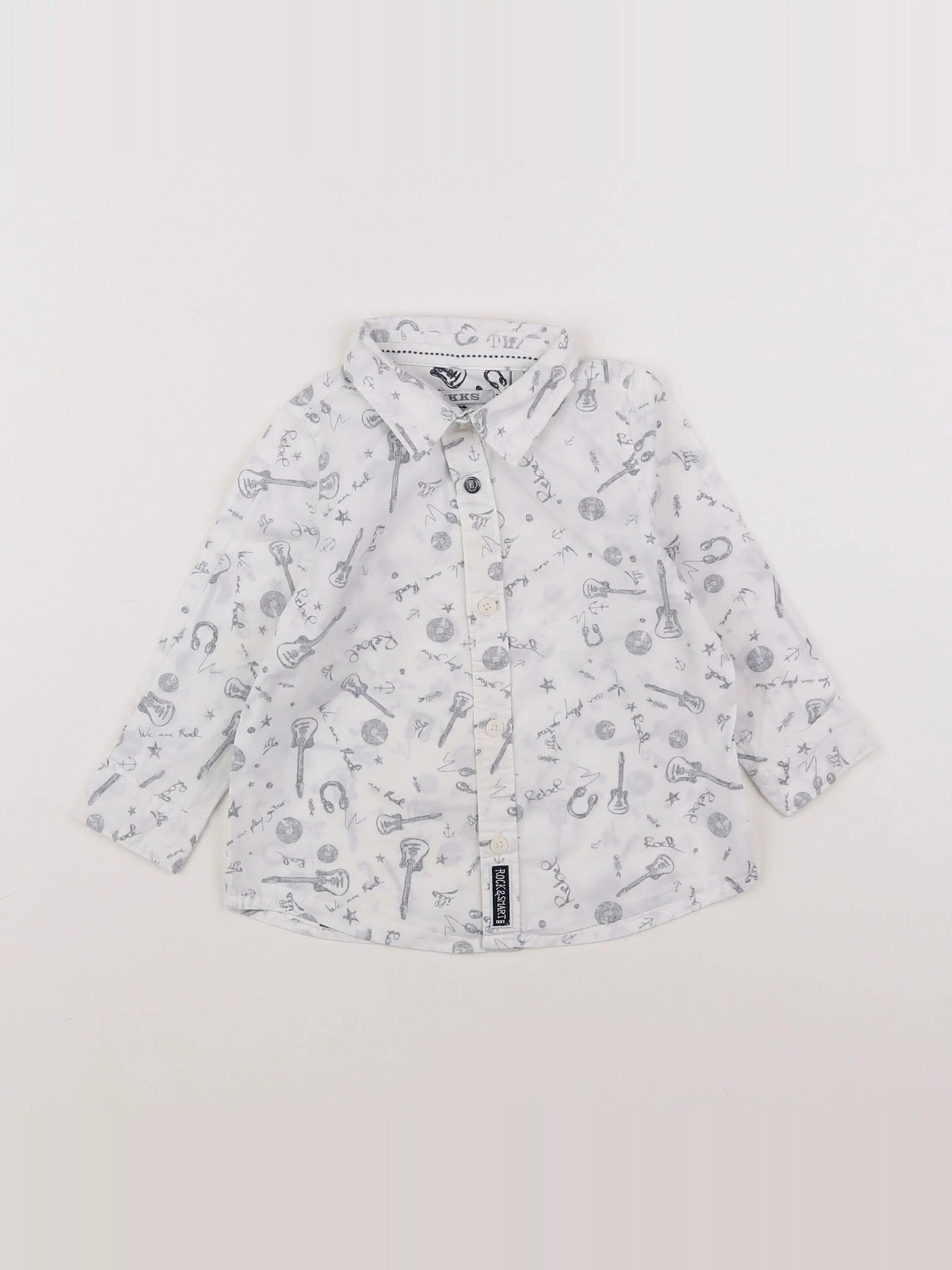 IKKS - chemise blanc - 12 mois