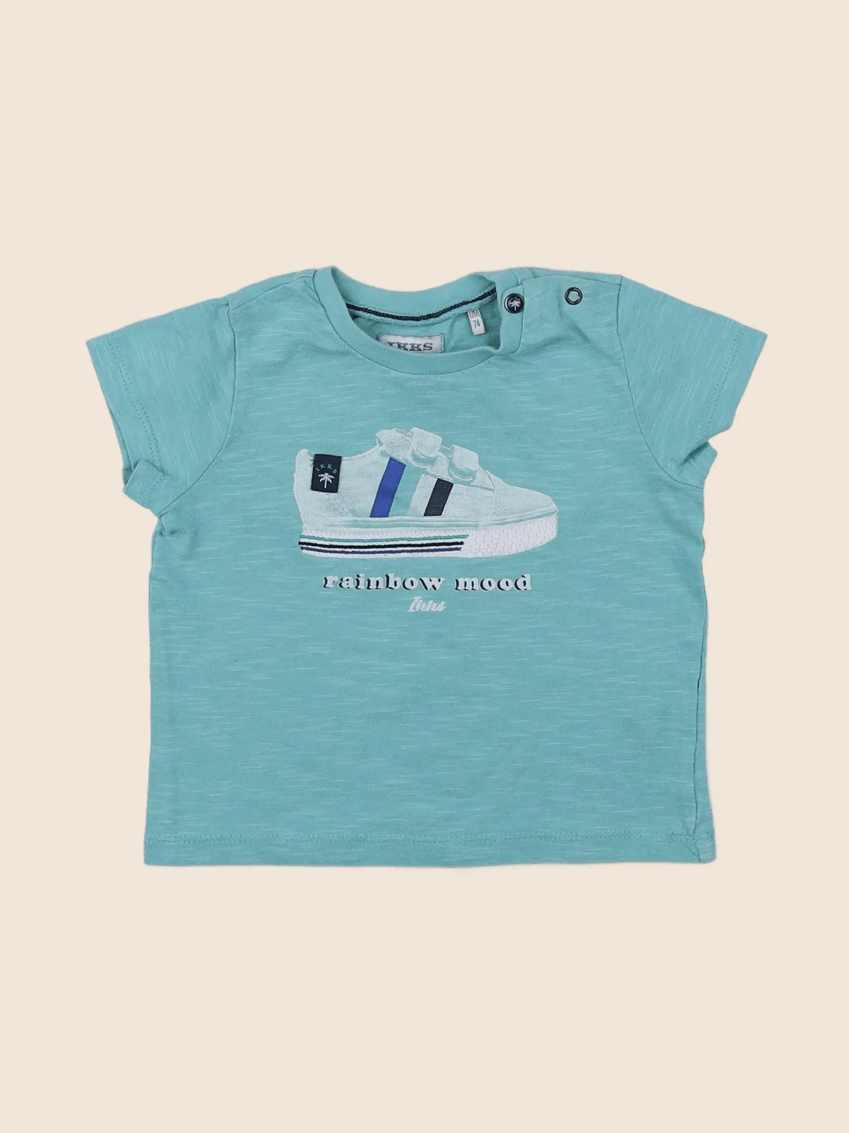 IKKS - tee-shirt bleu - 12 mois