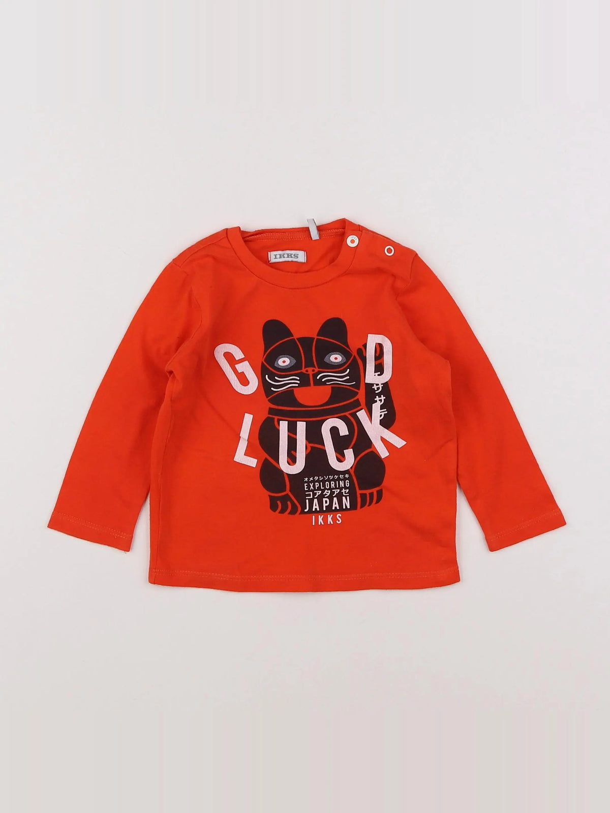 IKKS - tee-shirt orange - 12 mois