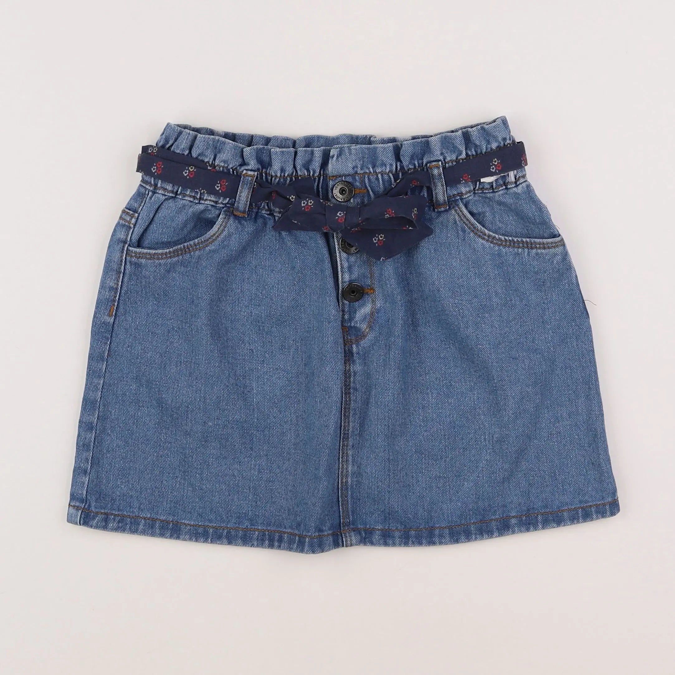 Vertbaudet - jupe bleu - 10 ans