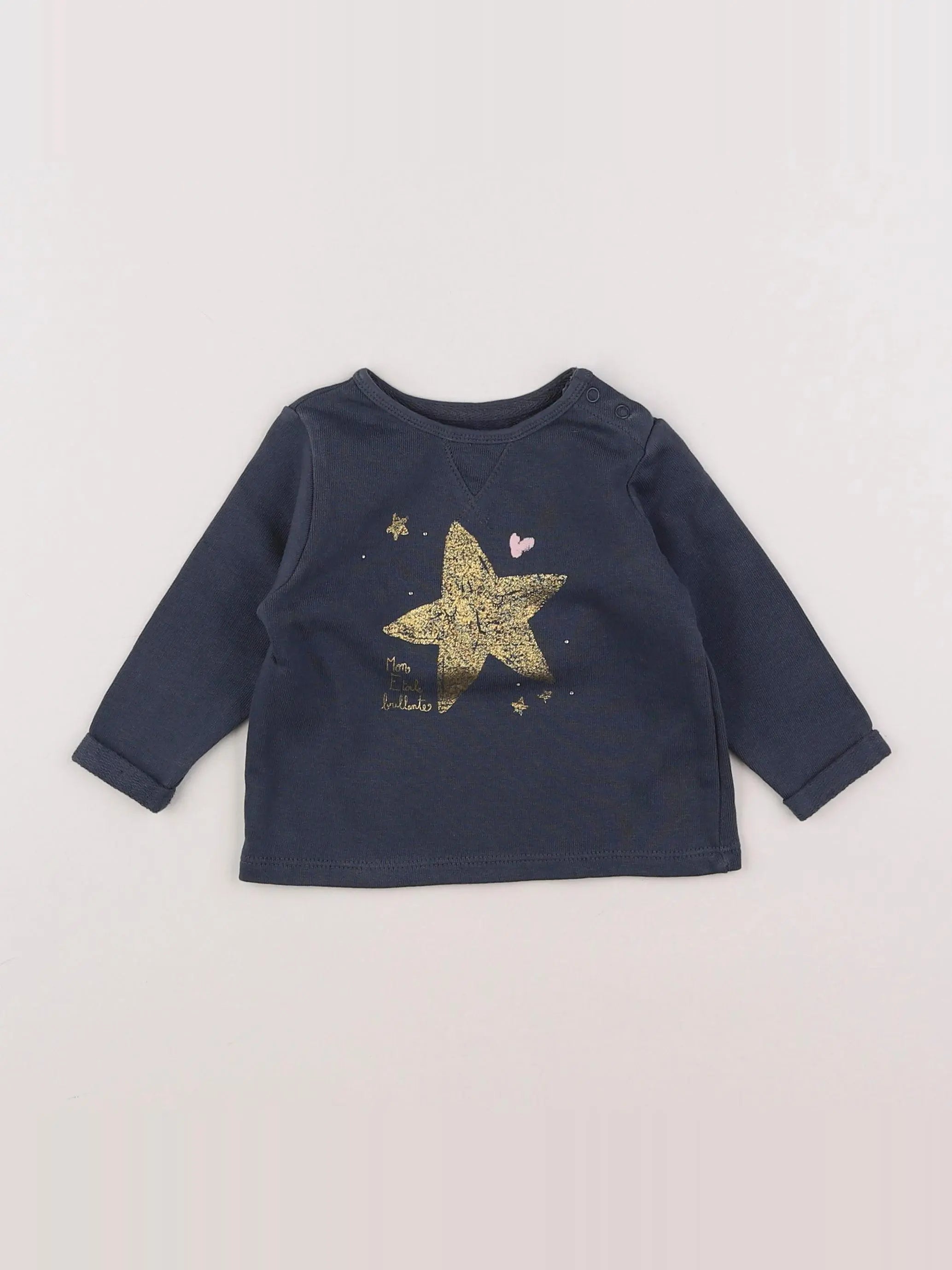 Cadet Rousselle - sweat gris - 3 mois