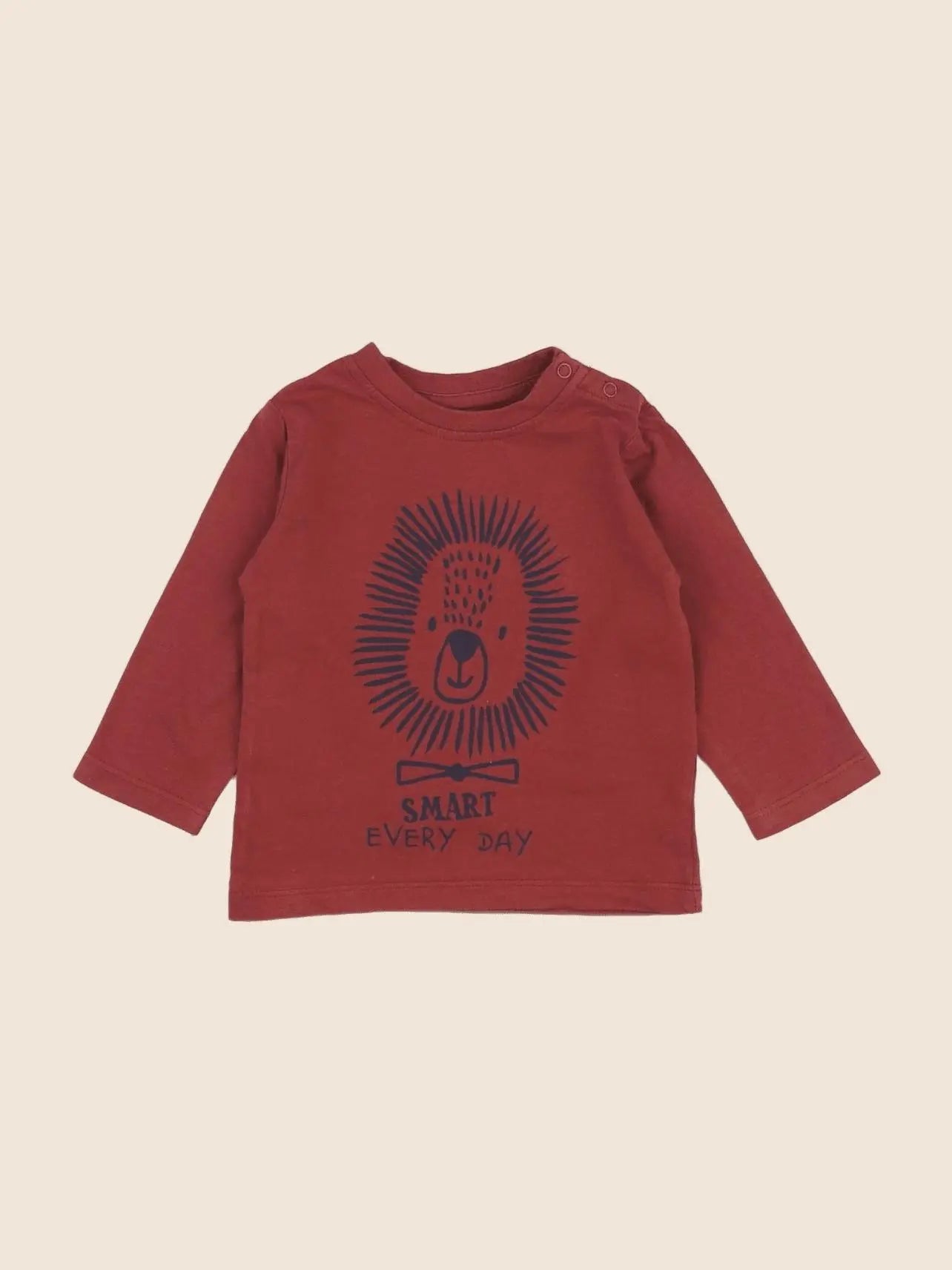 Vertbaudet - tee-shirt rouge - 3 mois