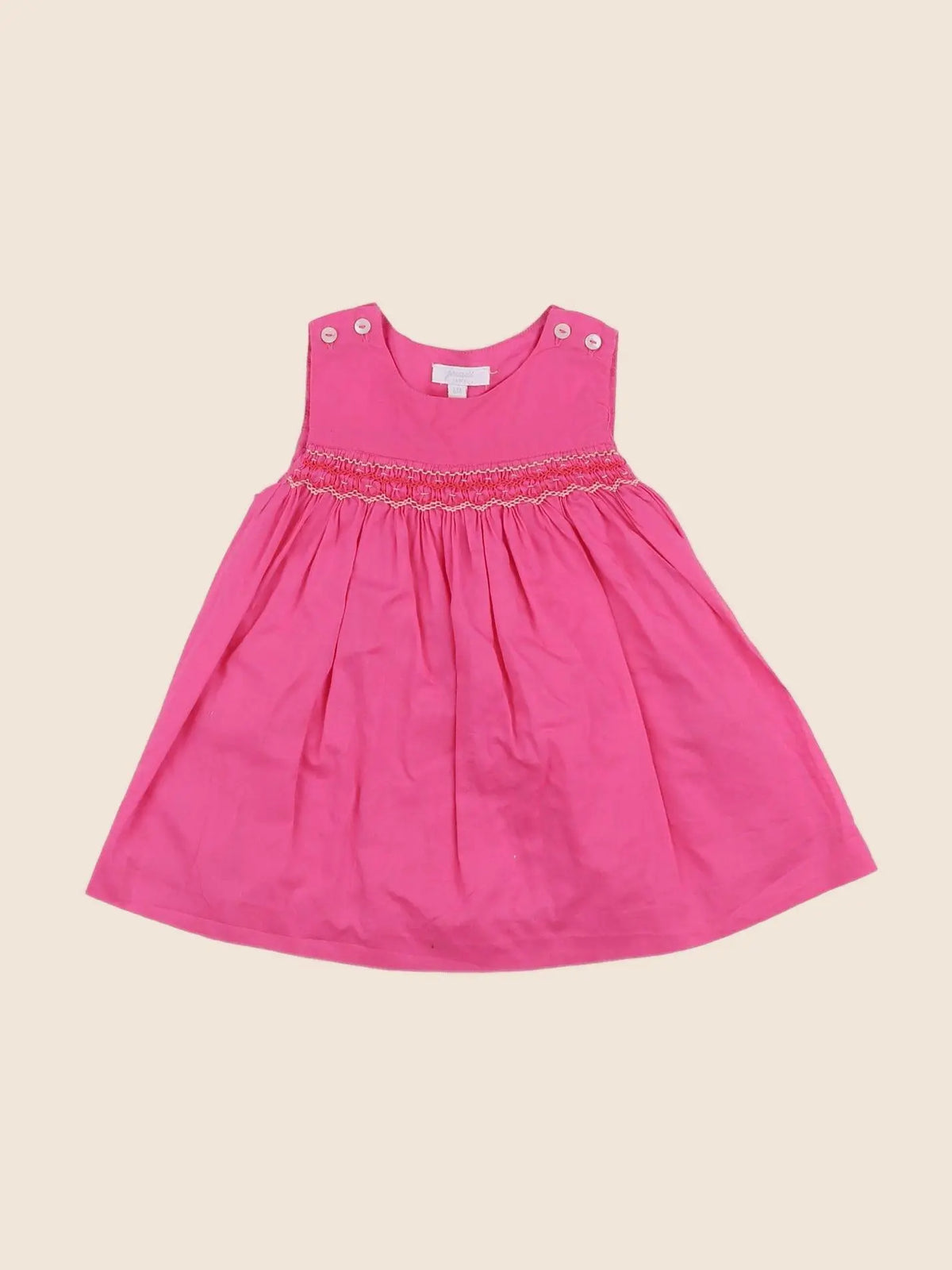 Jacadi - robe rose - 6 mois