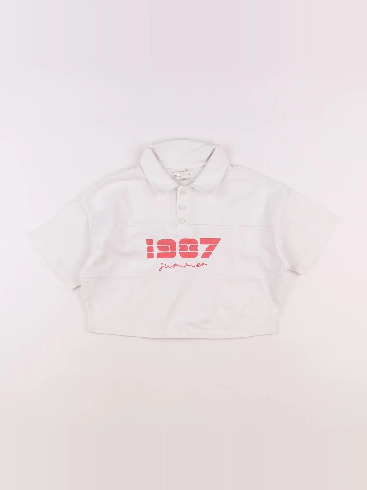 IKKS - polo blanc - 10 ans