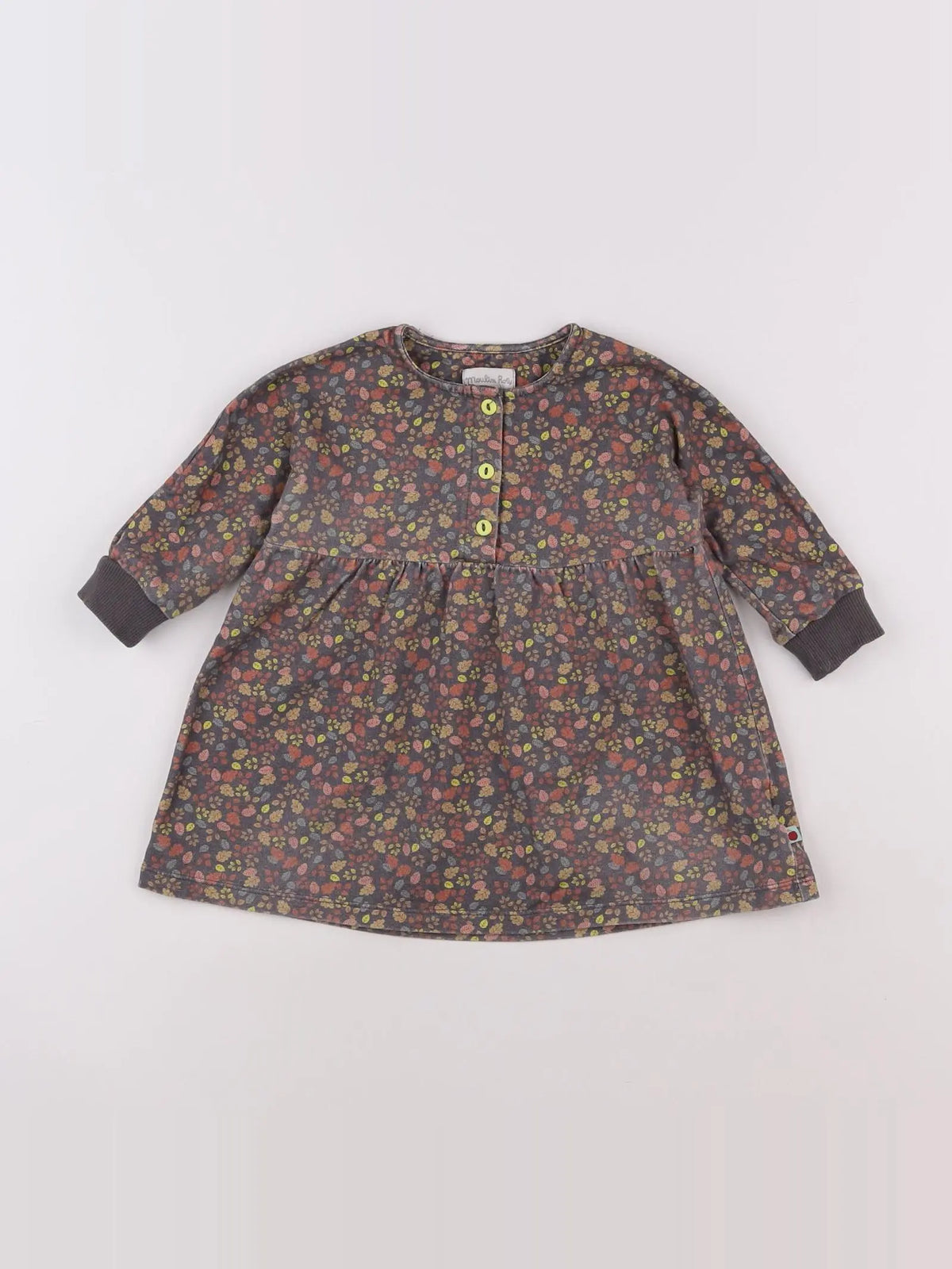 Moulin Roty - robe marron - 12 mois