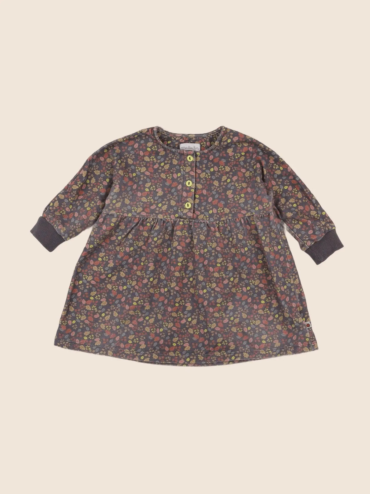 Moulin Roty - robe marron - 12 mois