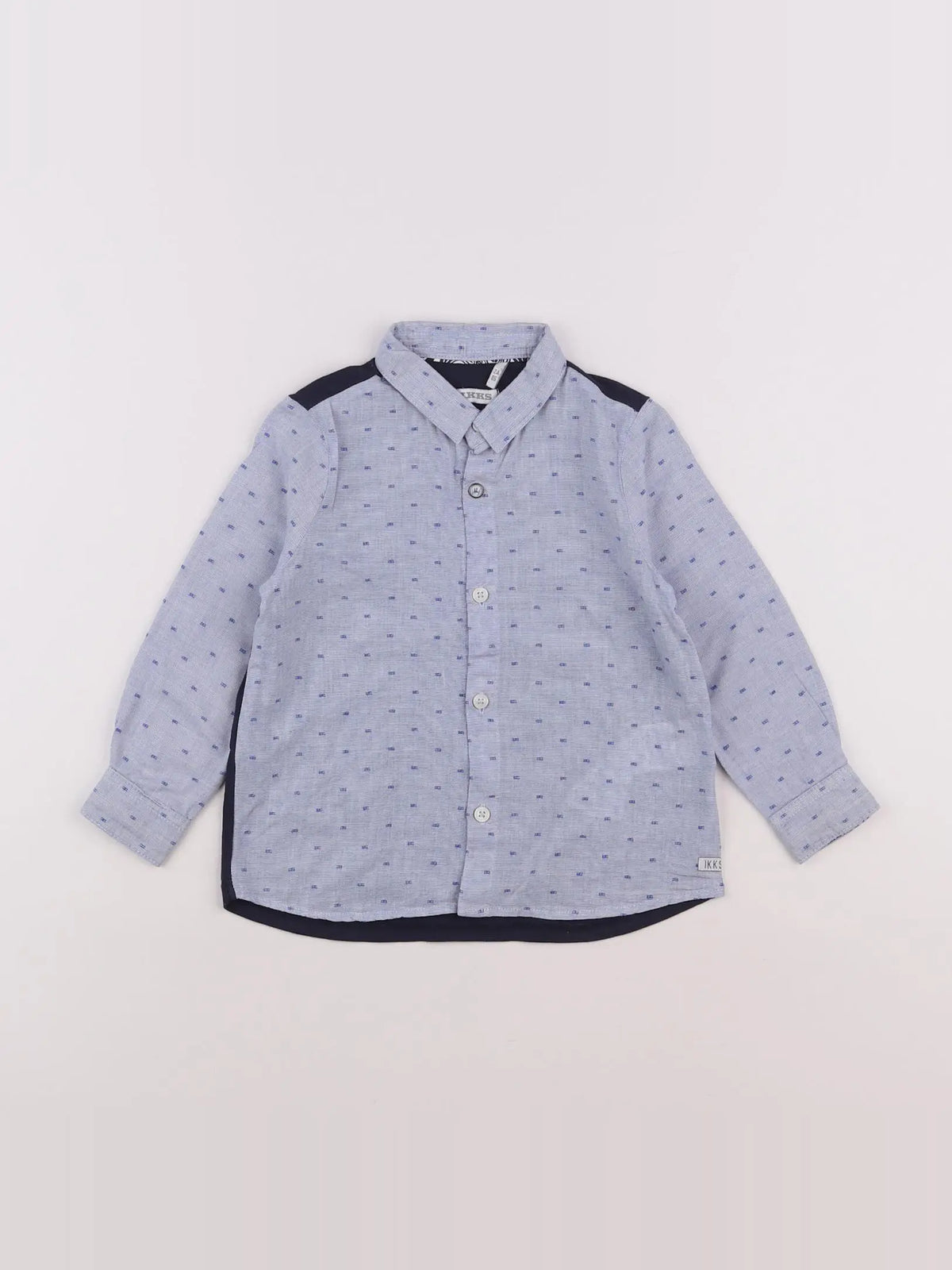 IKKS - chemise bleu - 2 ans