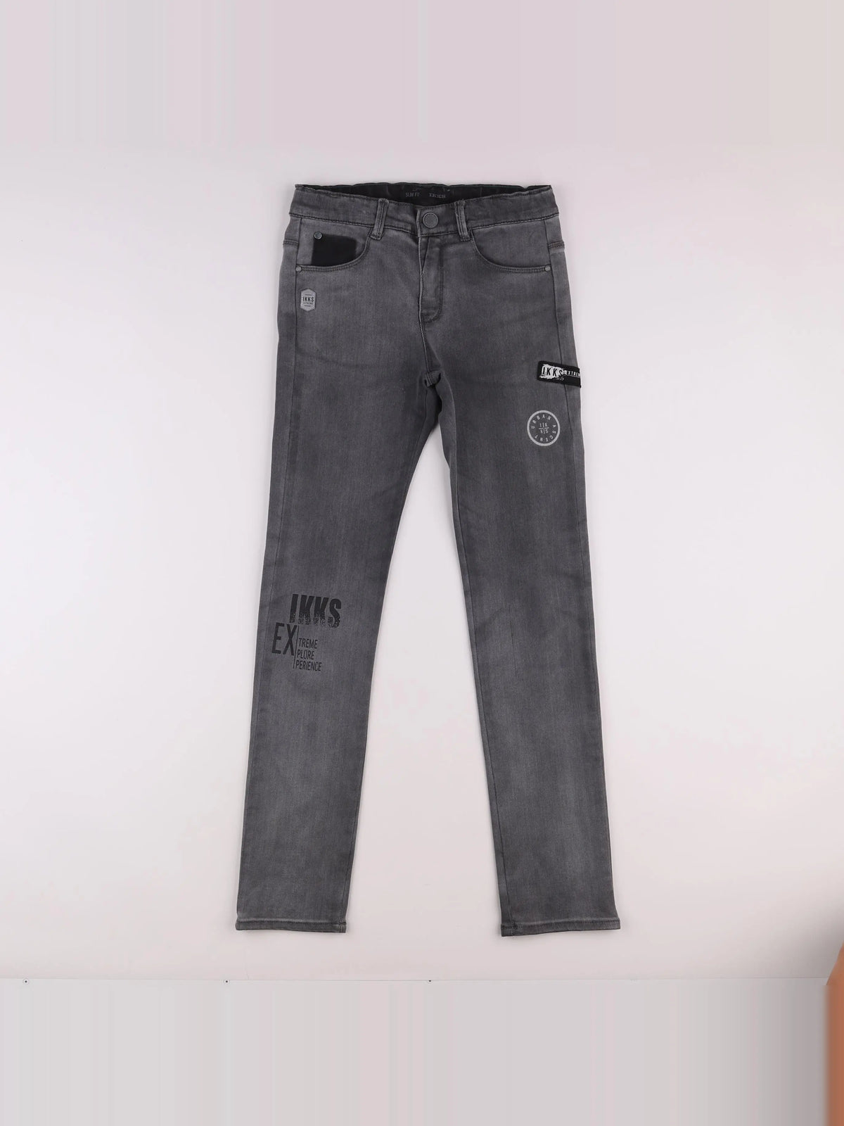 IKKS - jean gris - 12 ans