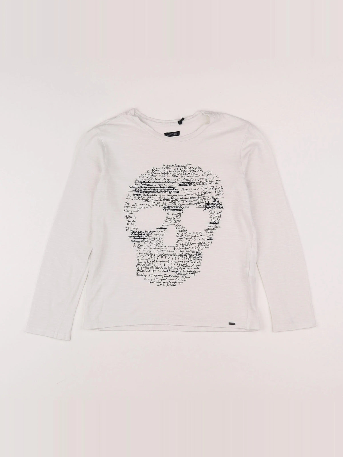 IKKS - tee-shirt blanc - 8 ans