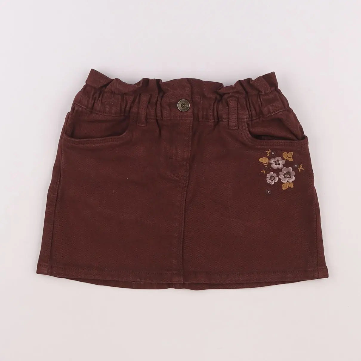 Vertbaudet - jupe rouge - 6 ans