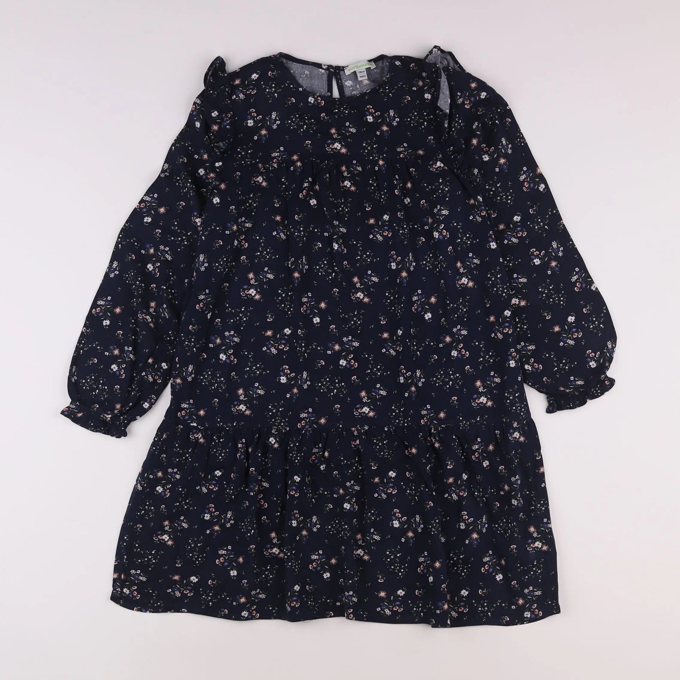 Vertbaudet - robe bleu - 10 ans