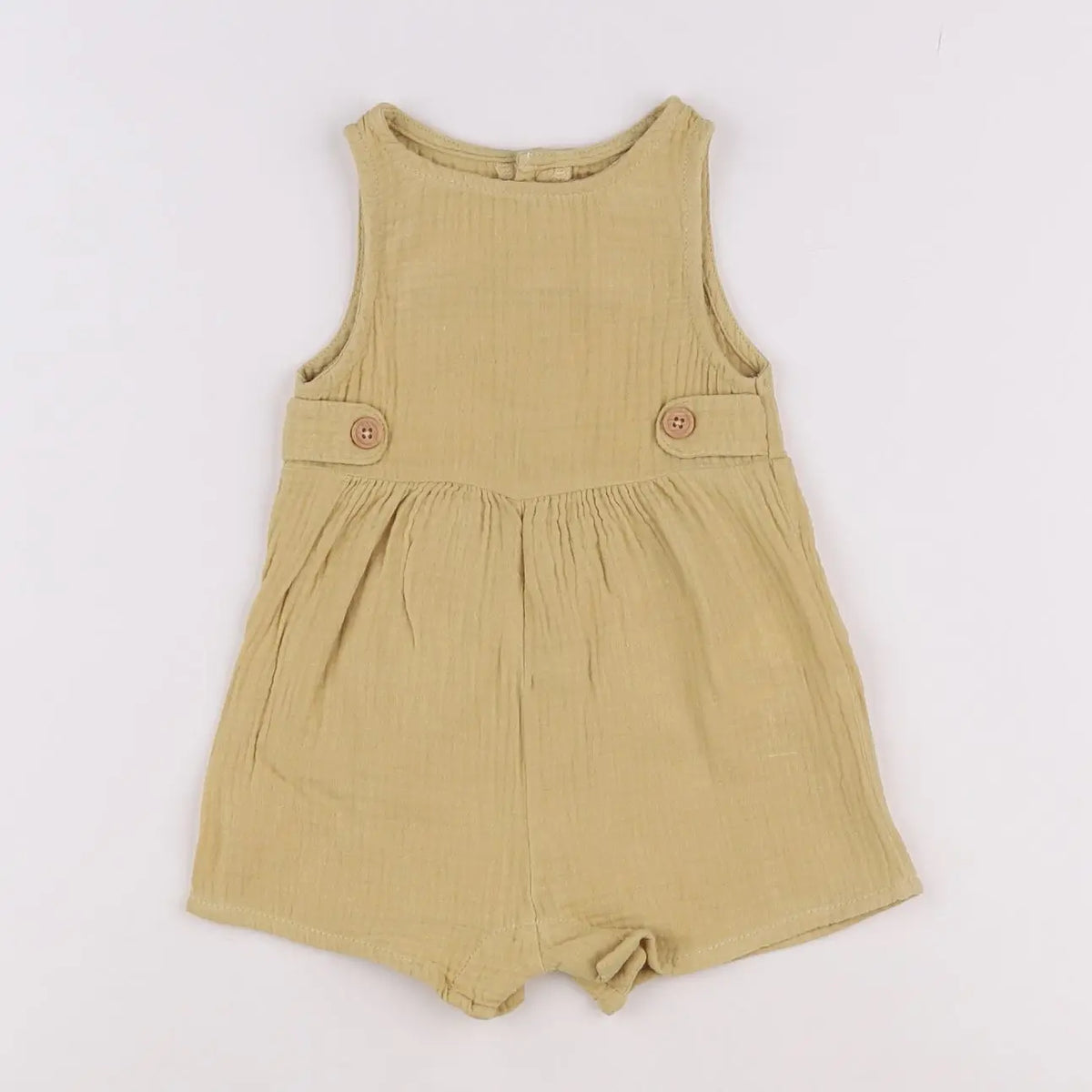 Vertbaudet - combinaison jaune - 6 mois