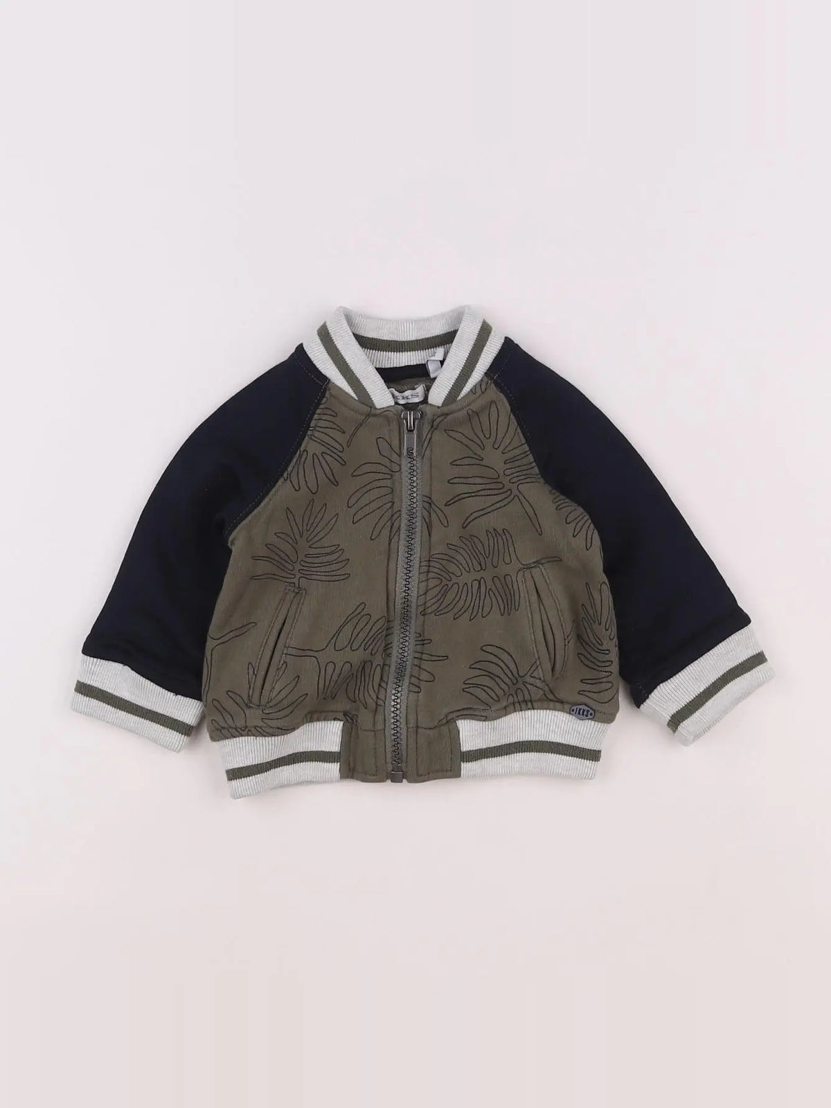 IKKS - sweat imprimé au dos vert - 6 mois