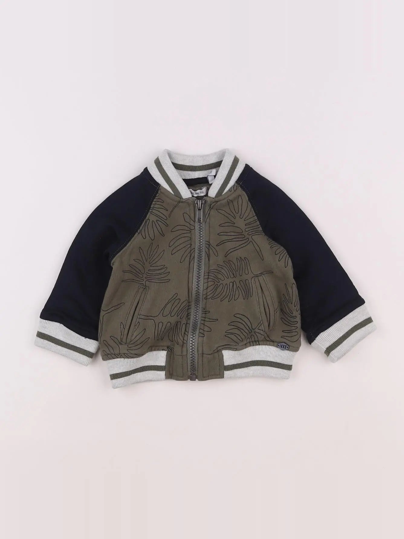 IKKS - sweat imprimé au dos vert - 6 mois