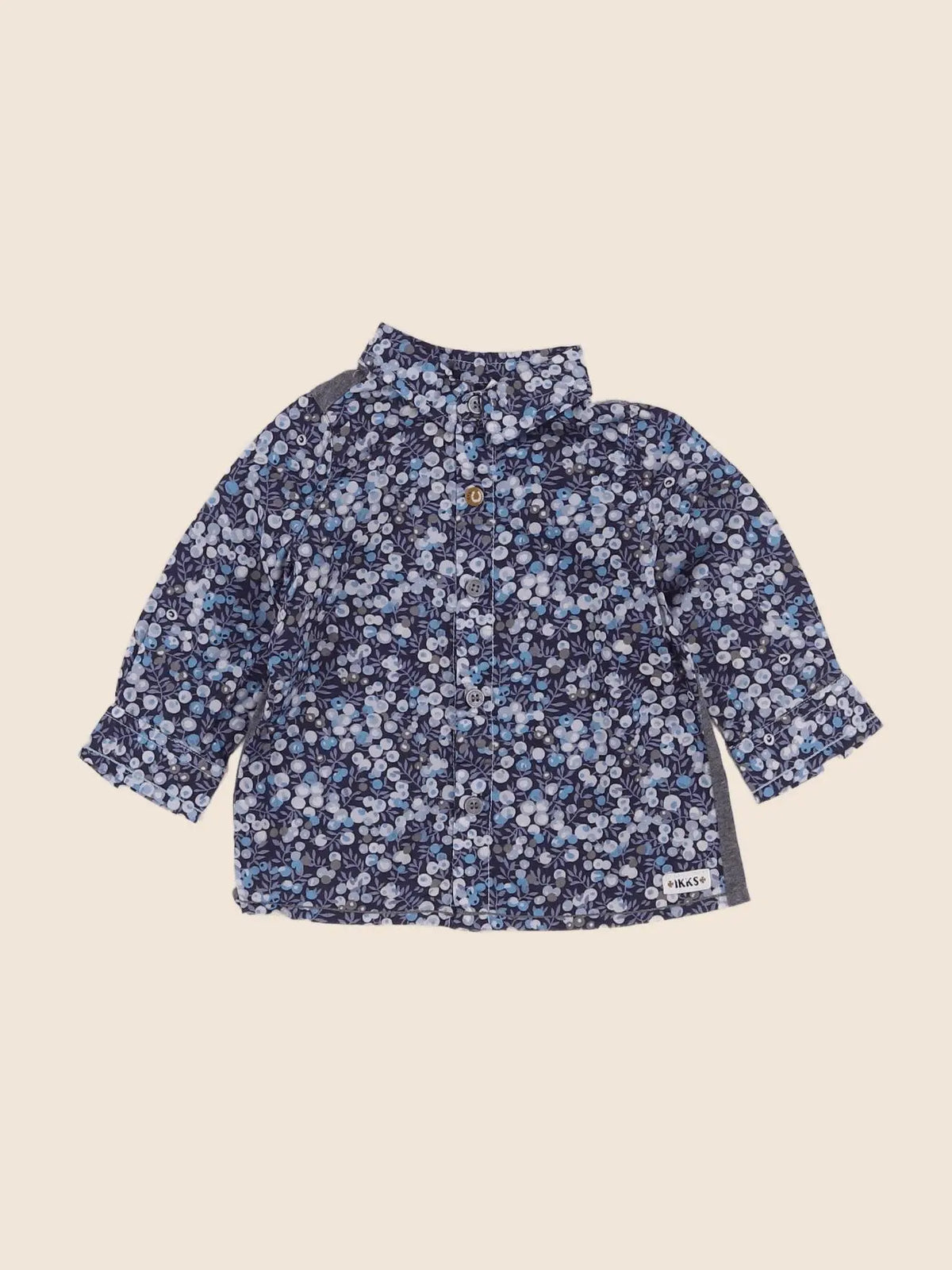 IKKS - chemise bleu - 6 mois