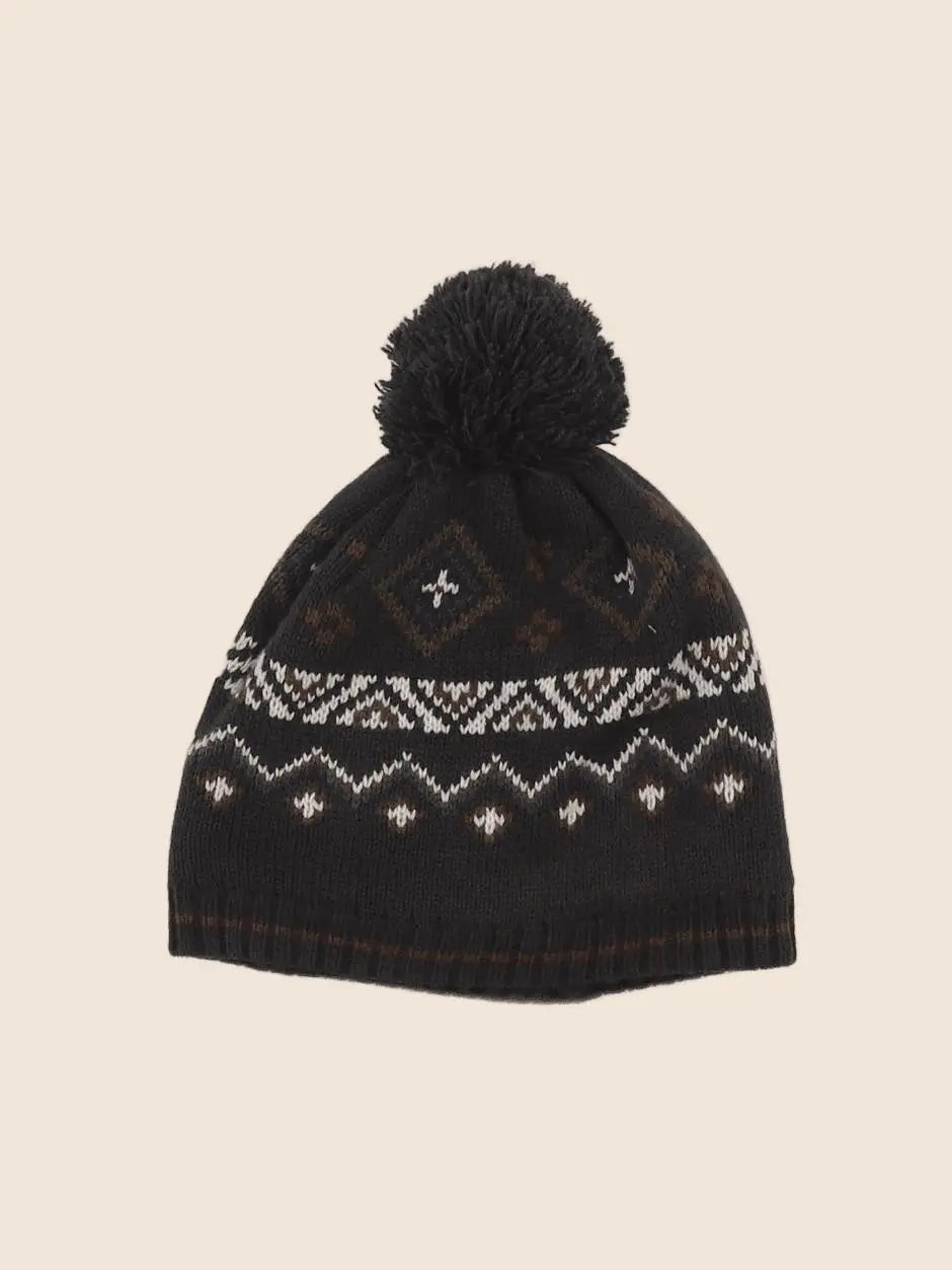 Vertbaudet - bonnet marron - 12/14 ans