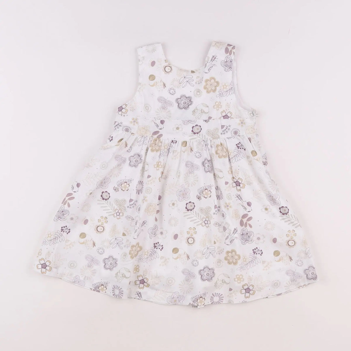 Vertbaudet - robe blanc - 18 mois