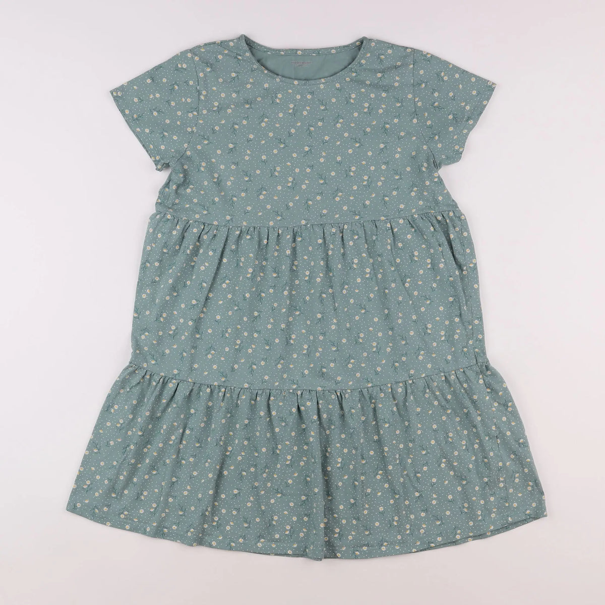 Vertbaudet - robe vert - 12 ans