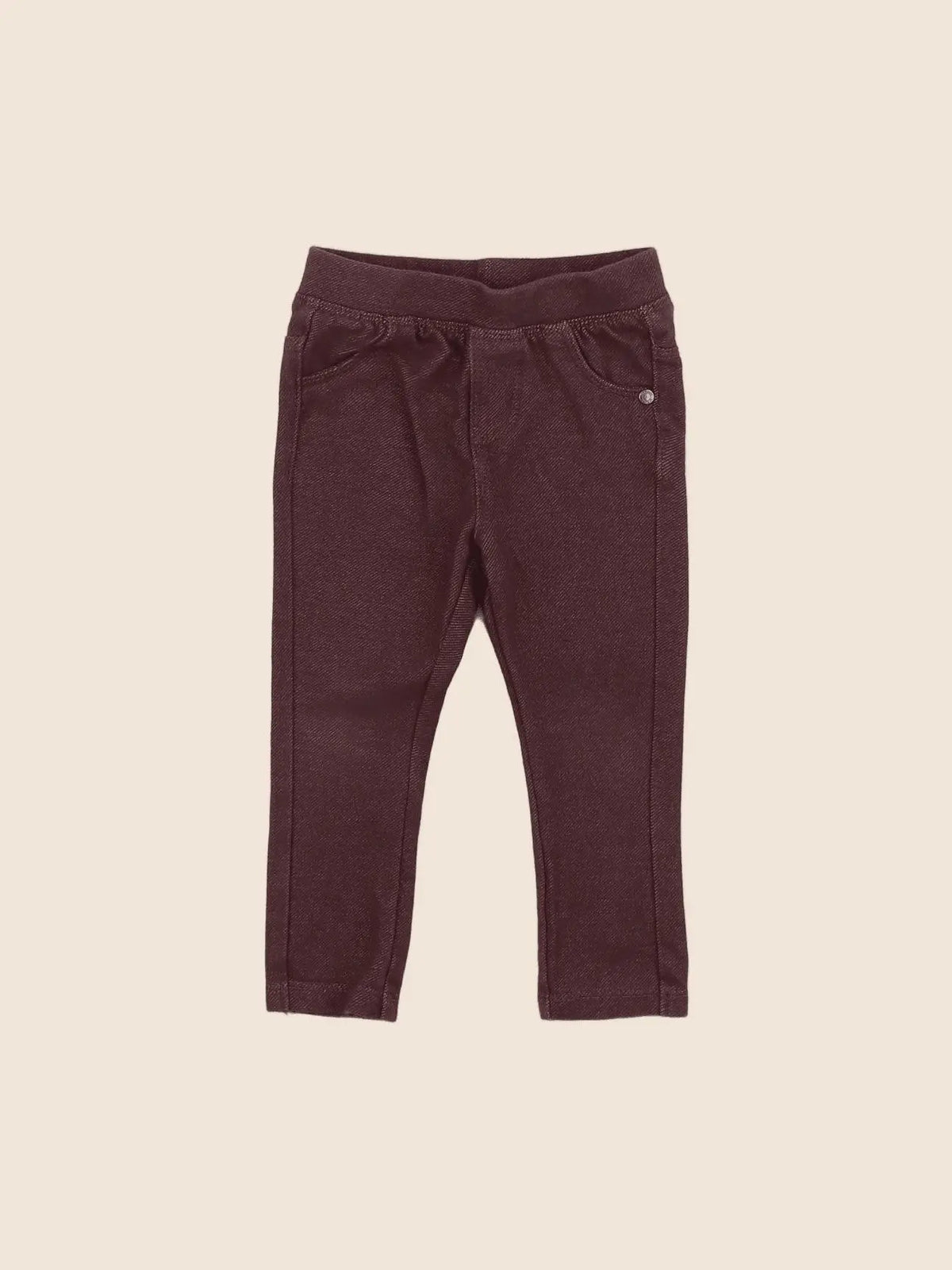 Vertbaudet - jegging rouge - 9 mois