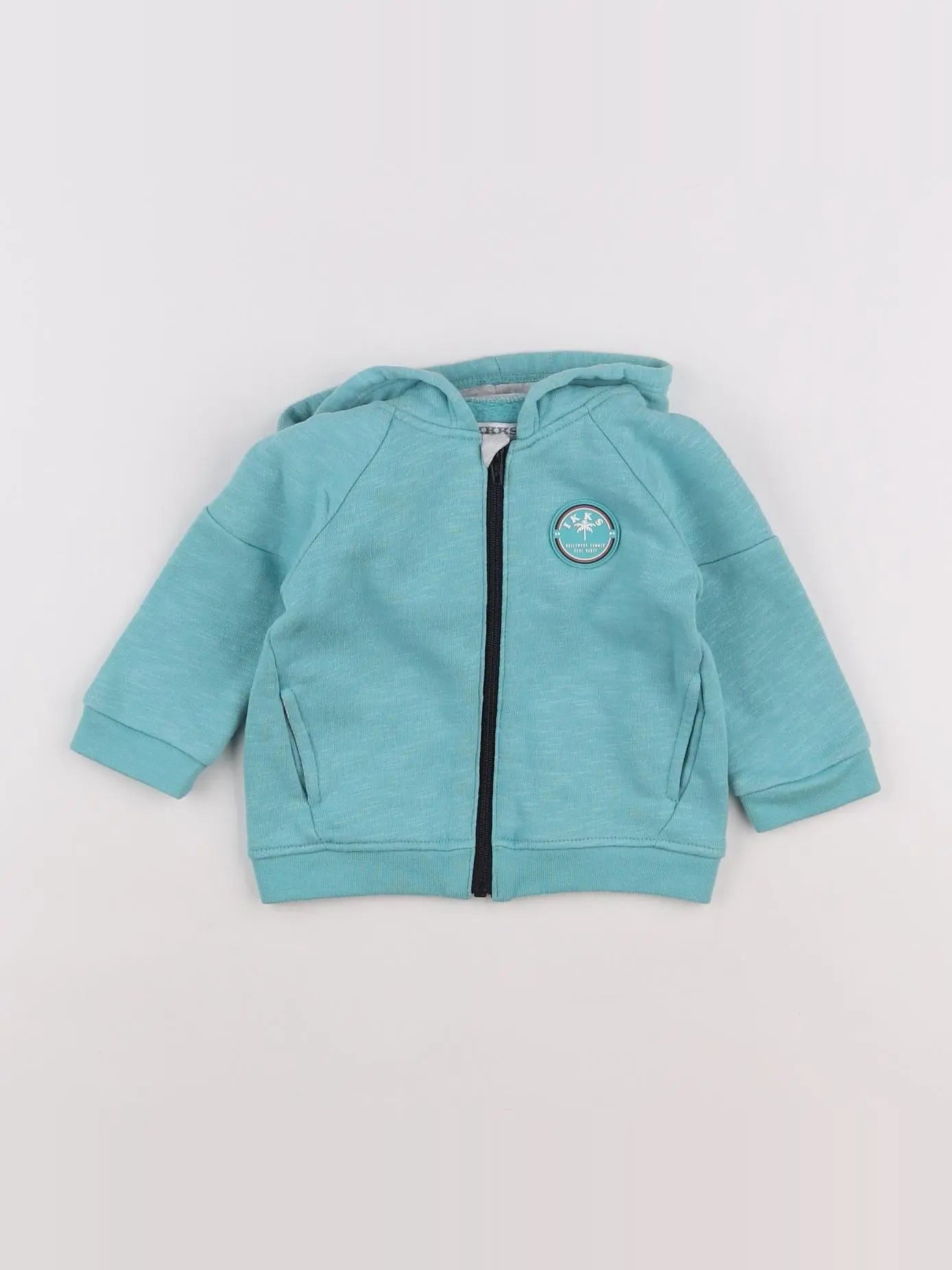 IKKS - sweat imprimé au dos bleu - 6 mois
