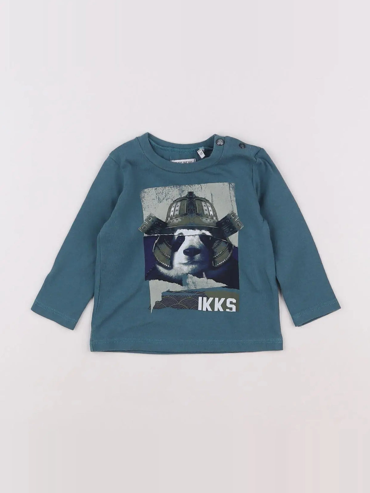 IKKS - tee-shirt bleu - 6 mois