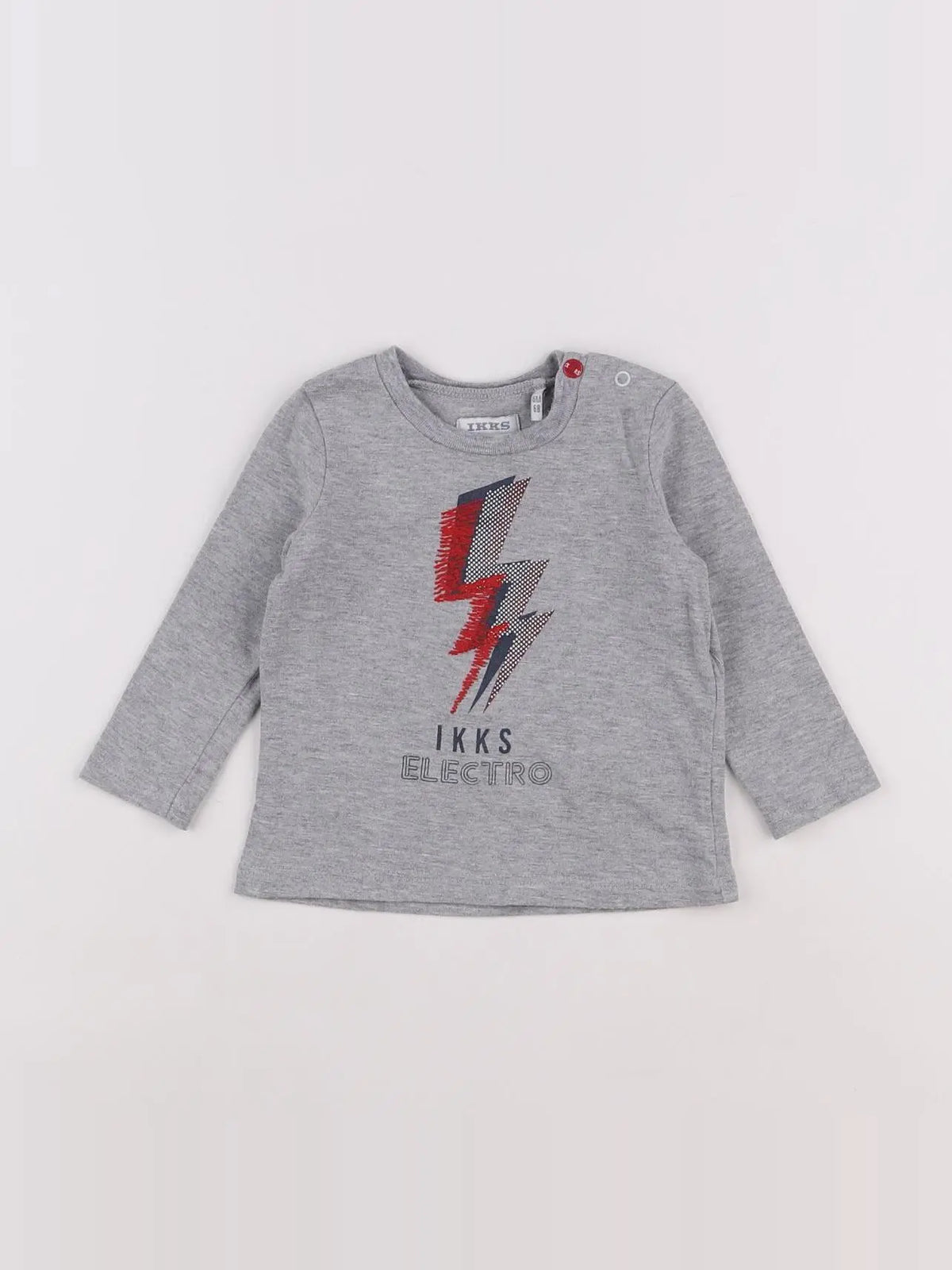 IKKS - tee-shirt gris - 6 mois