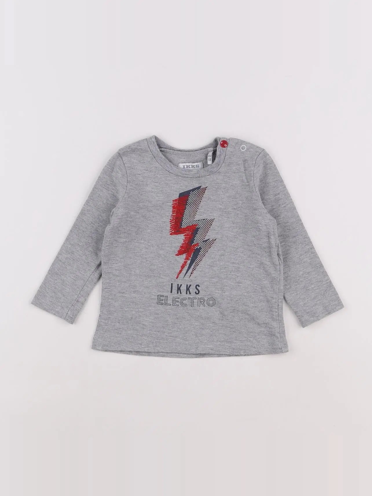 IKKS - tee-shirt gris - 6 mois