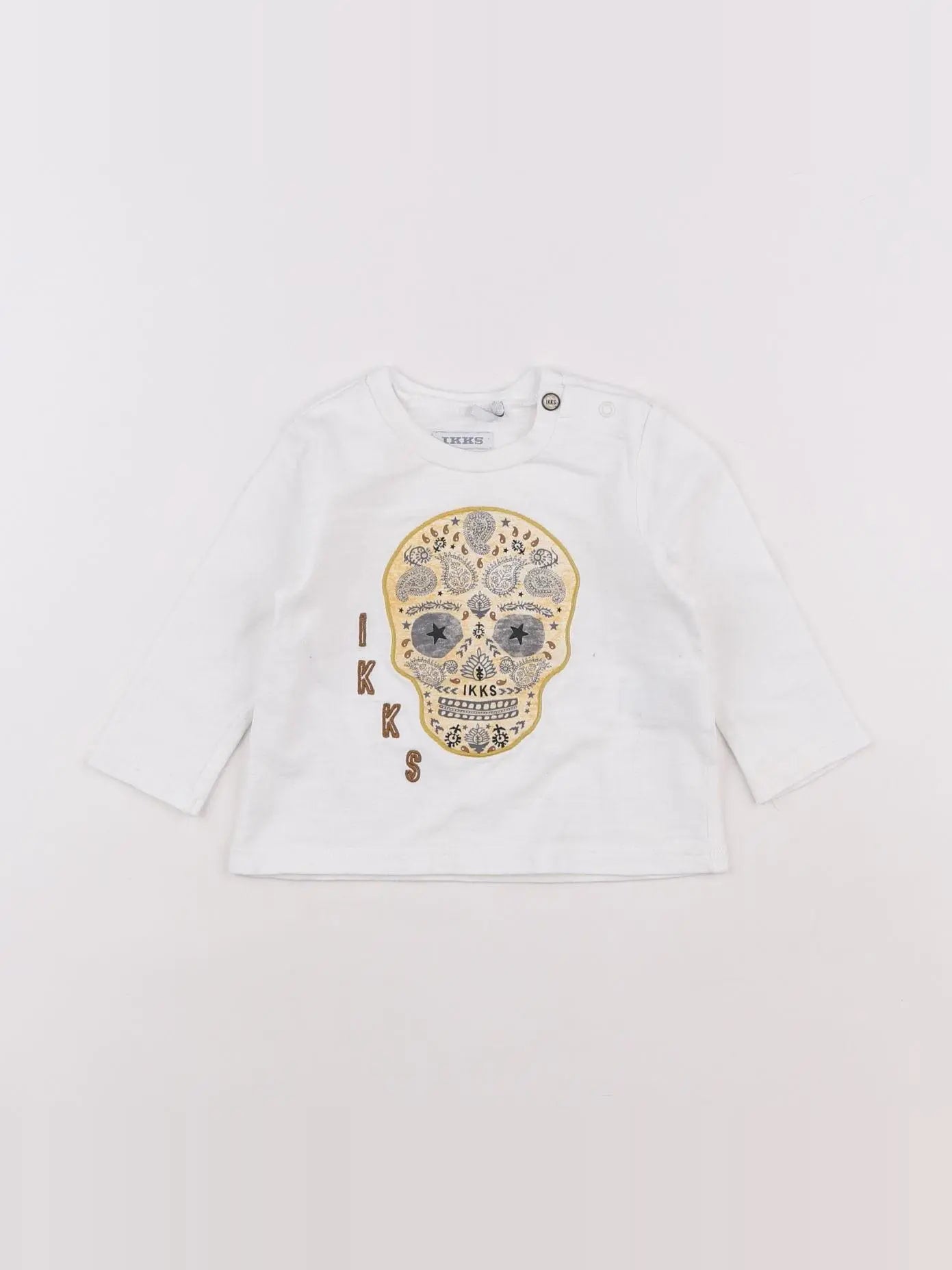 IKKS - tee-shirt blanc - 6 mois