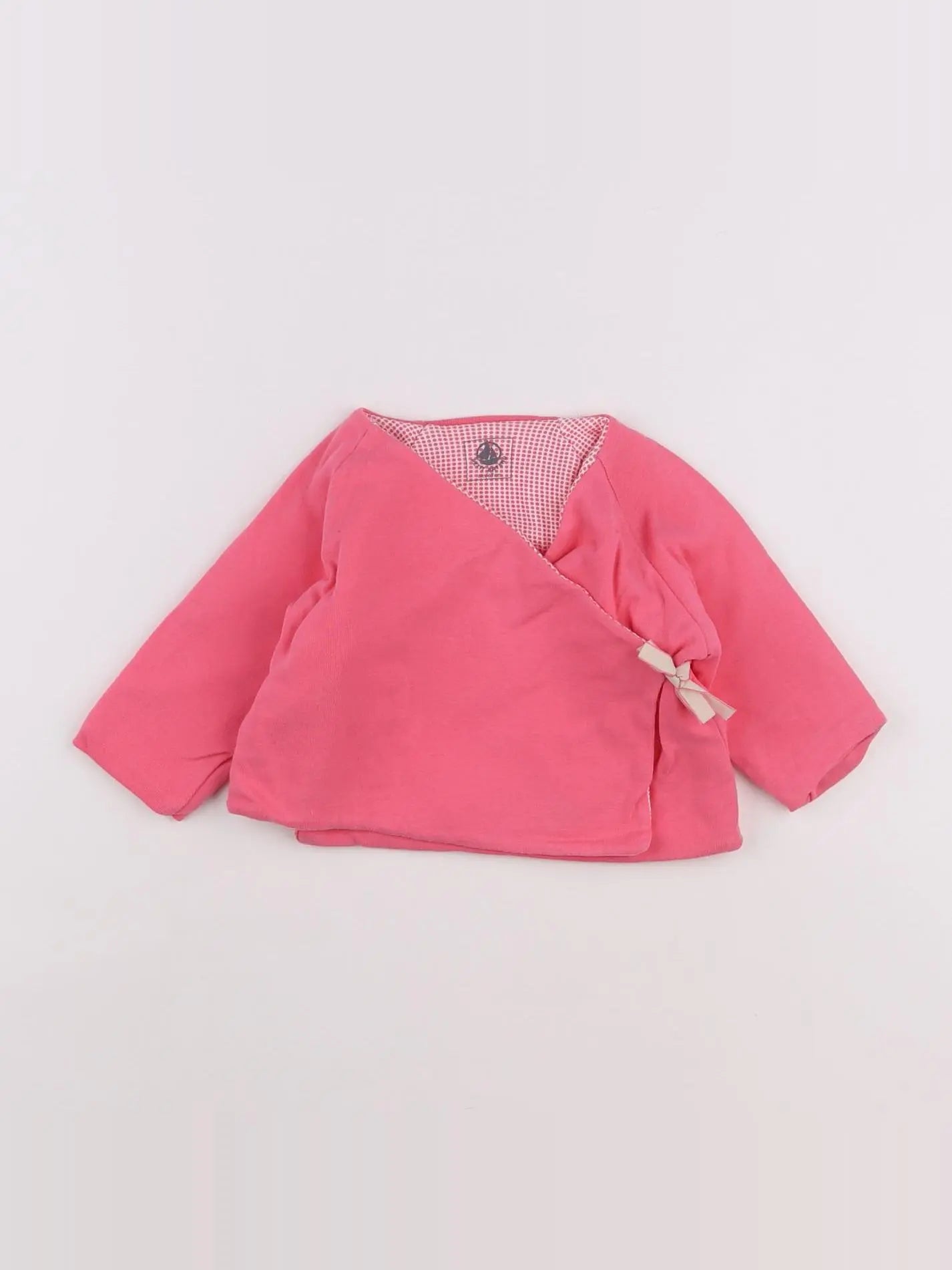 Petit Bateau - sweat rose - 6 mois