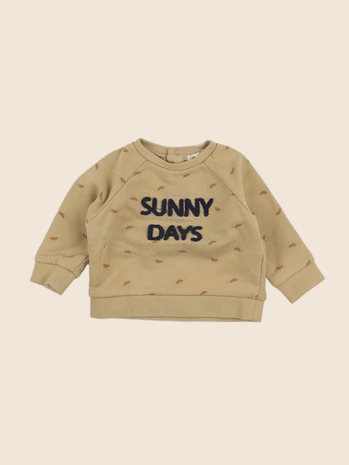 Little Cigogne - sweat jaune - 6 mois