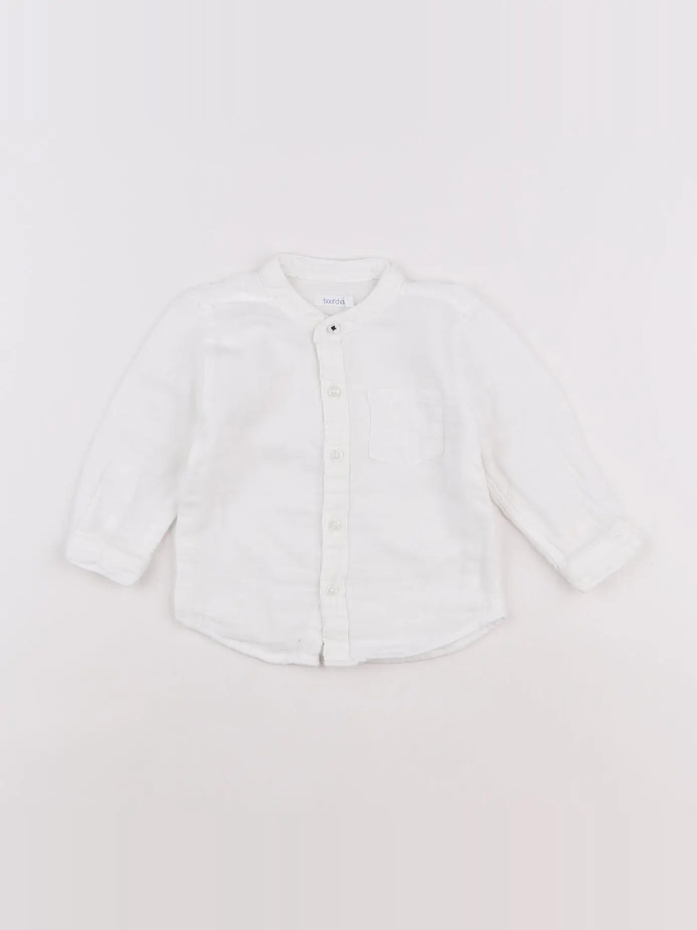 Boutchou - chemise blanc - 6 mois
