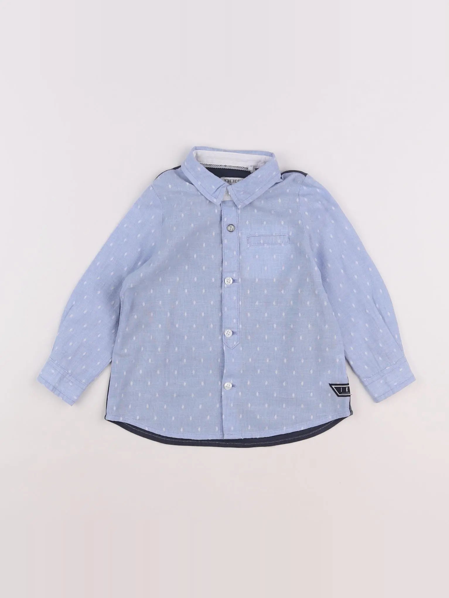 IKKS - chemise bleu - 18 mois