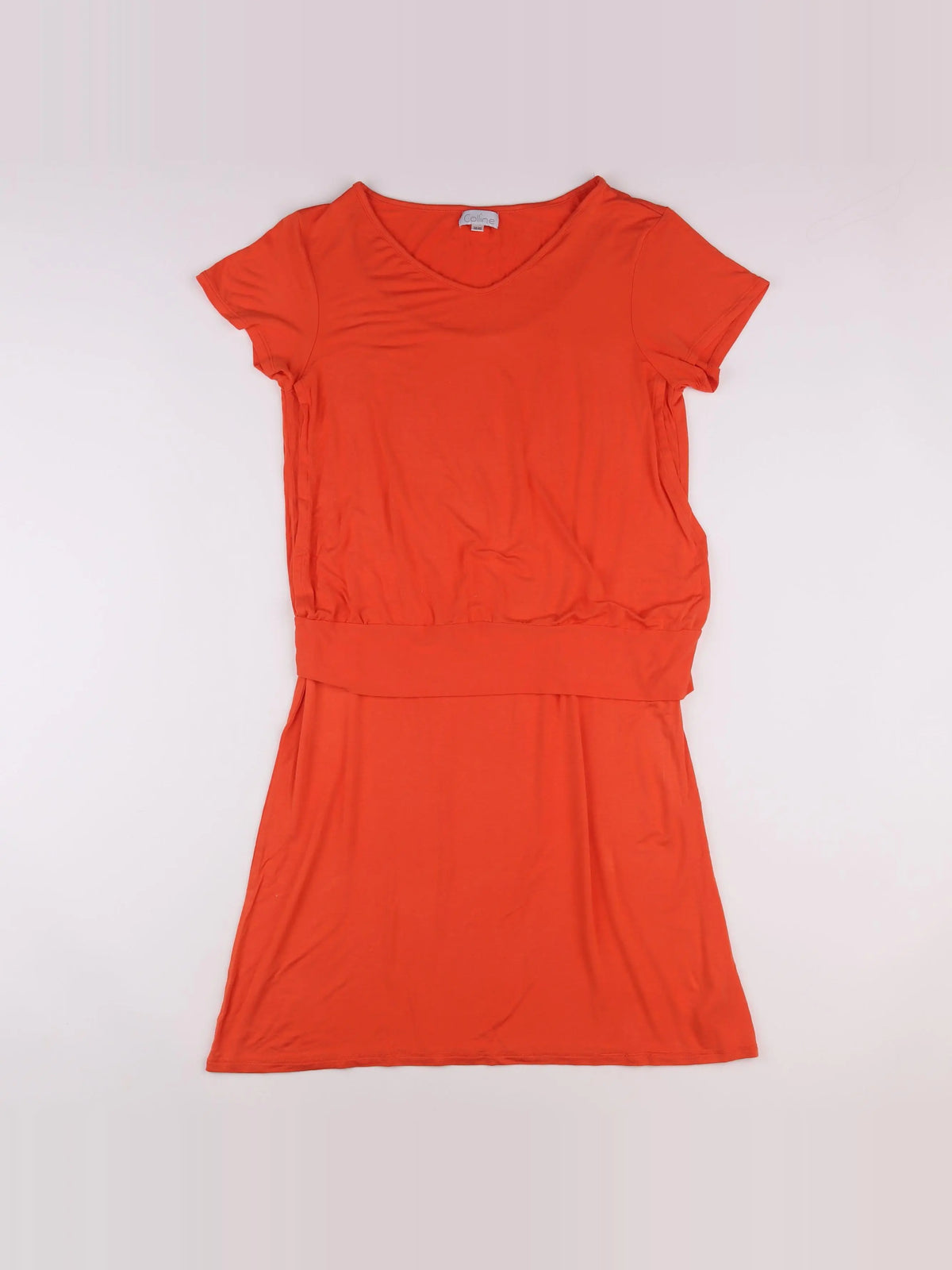 La redoute - robe allaitement, grossesse orange - 38 à 40