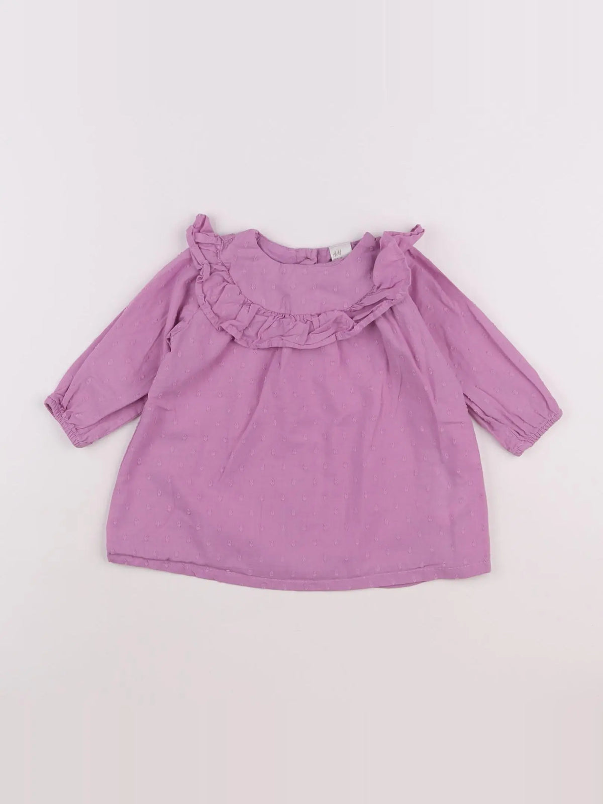 H&M - robe violet - 3/6 mois