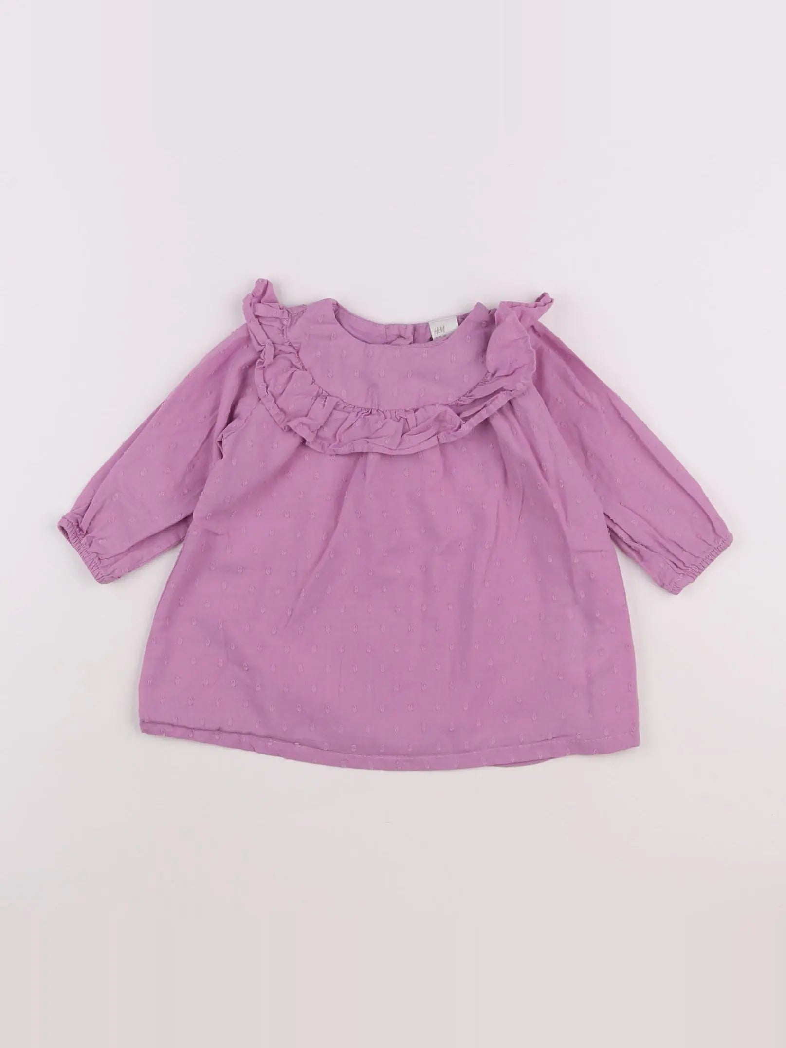 H&M - robe violet - 3/6 mois
