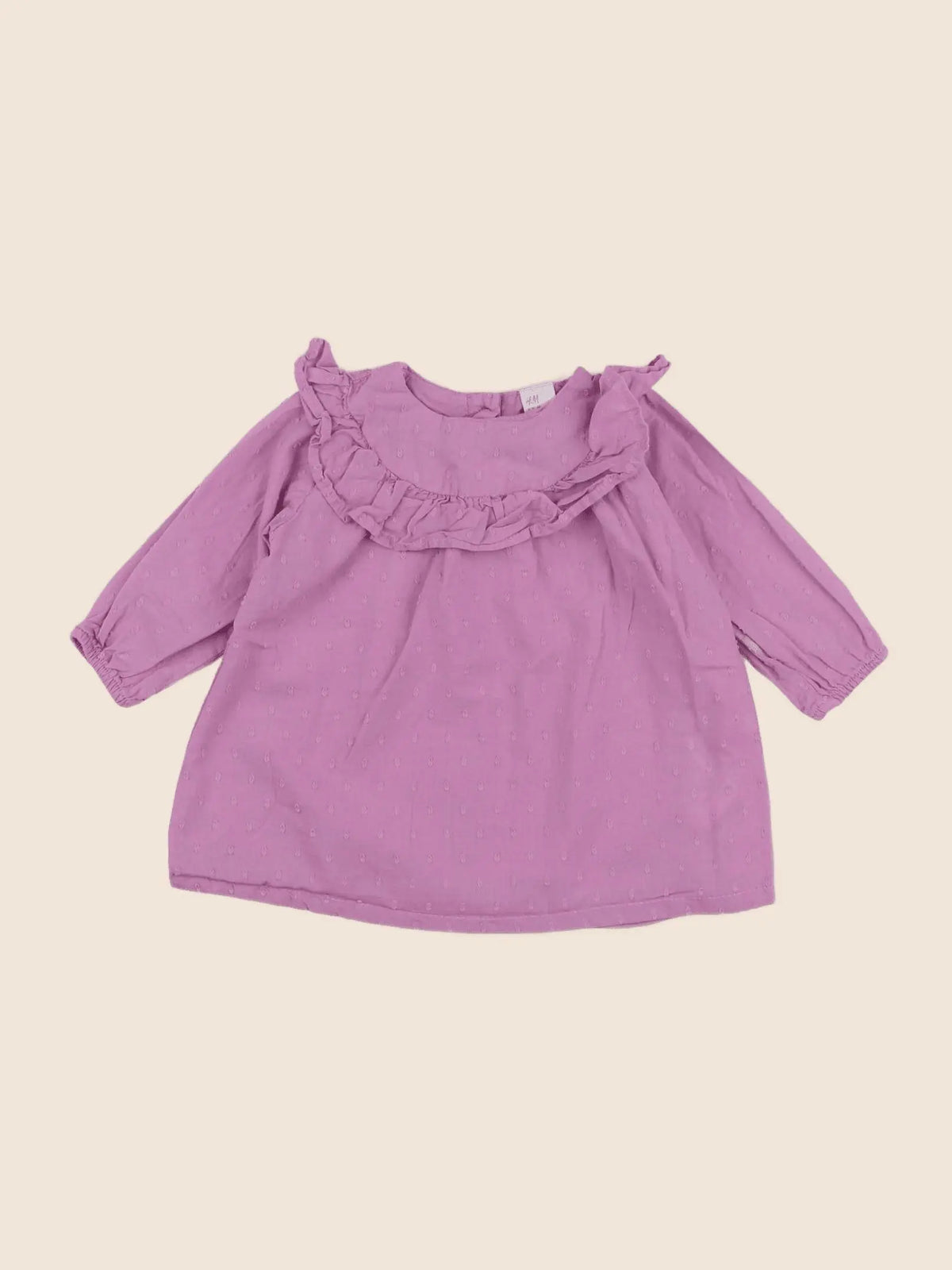 H&M - robe violet - 3/6 mois
