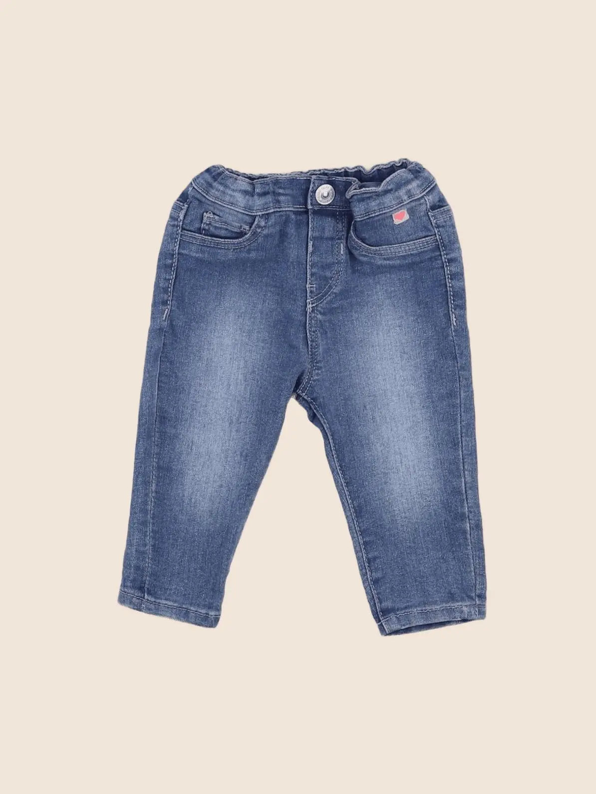 H&M - jean bleu - 3/6 mois