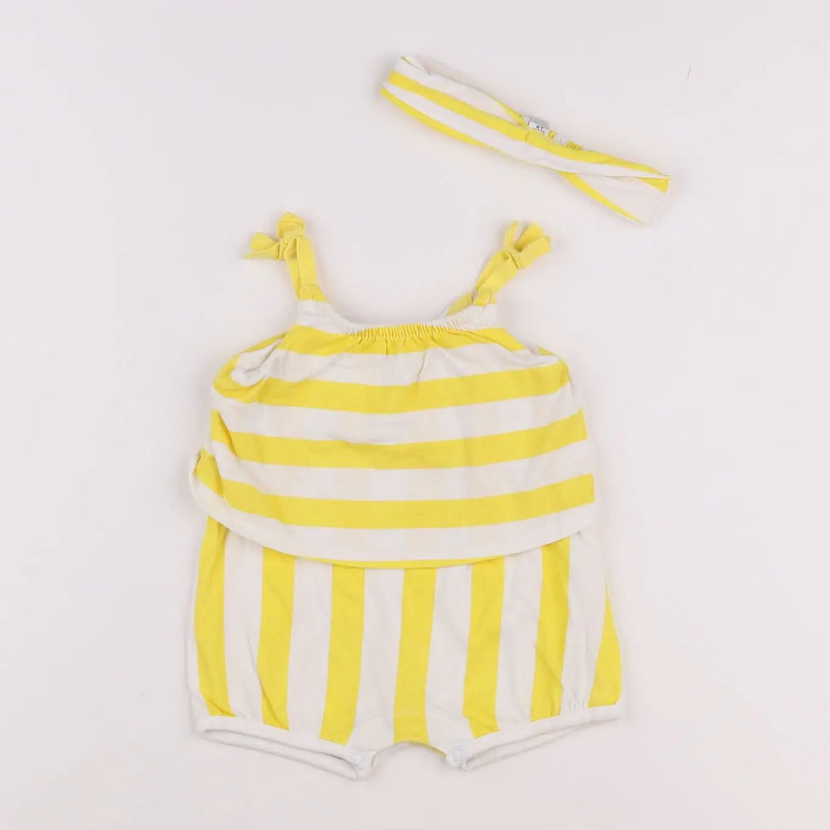 Vertbaudet - combinaison jaune - 3 mois