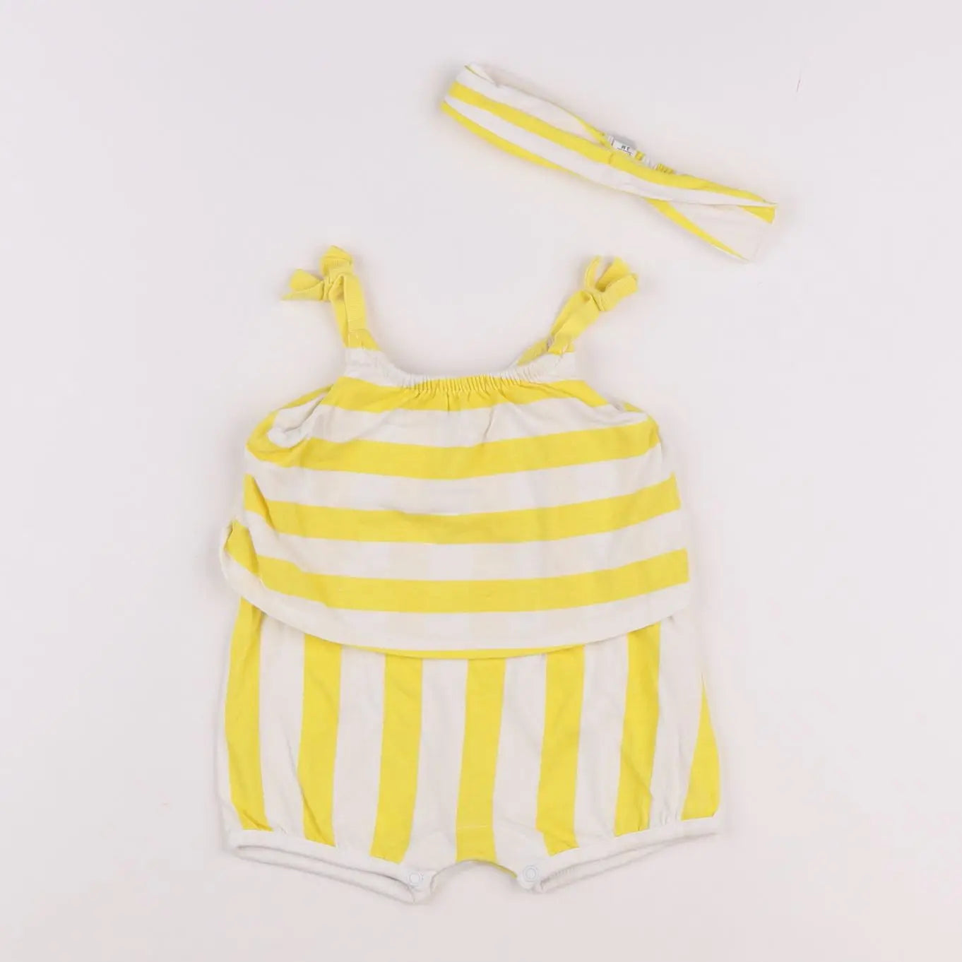 Vertbaudet - combinaison jaune - 3 mois
