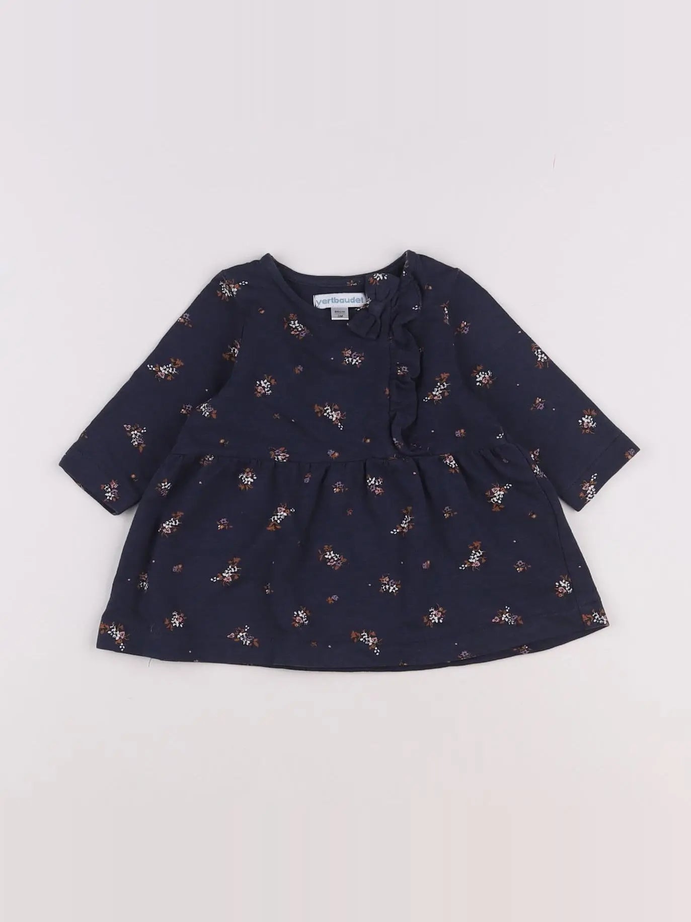 Vertbaudet - robe bleu - 3 mois