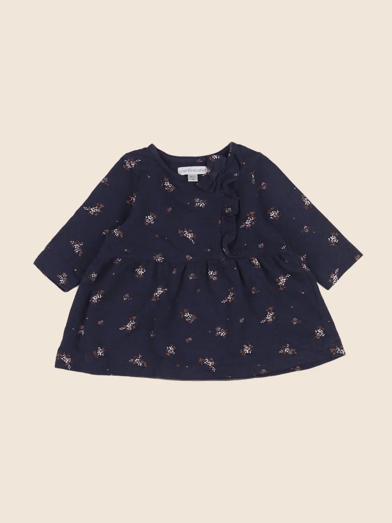 Vertbaudet - robe bleu - 3 mois