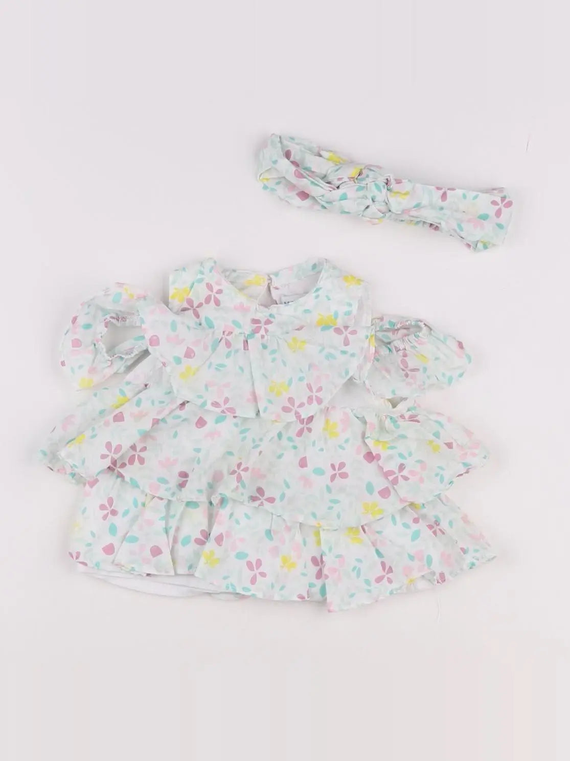 Vertbaudet - blouse multicolore - 3 mois