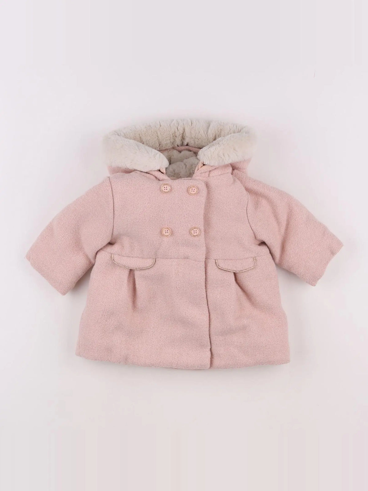 Tape à l'oeil - manteau rose - 6 mois