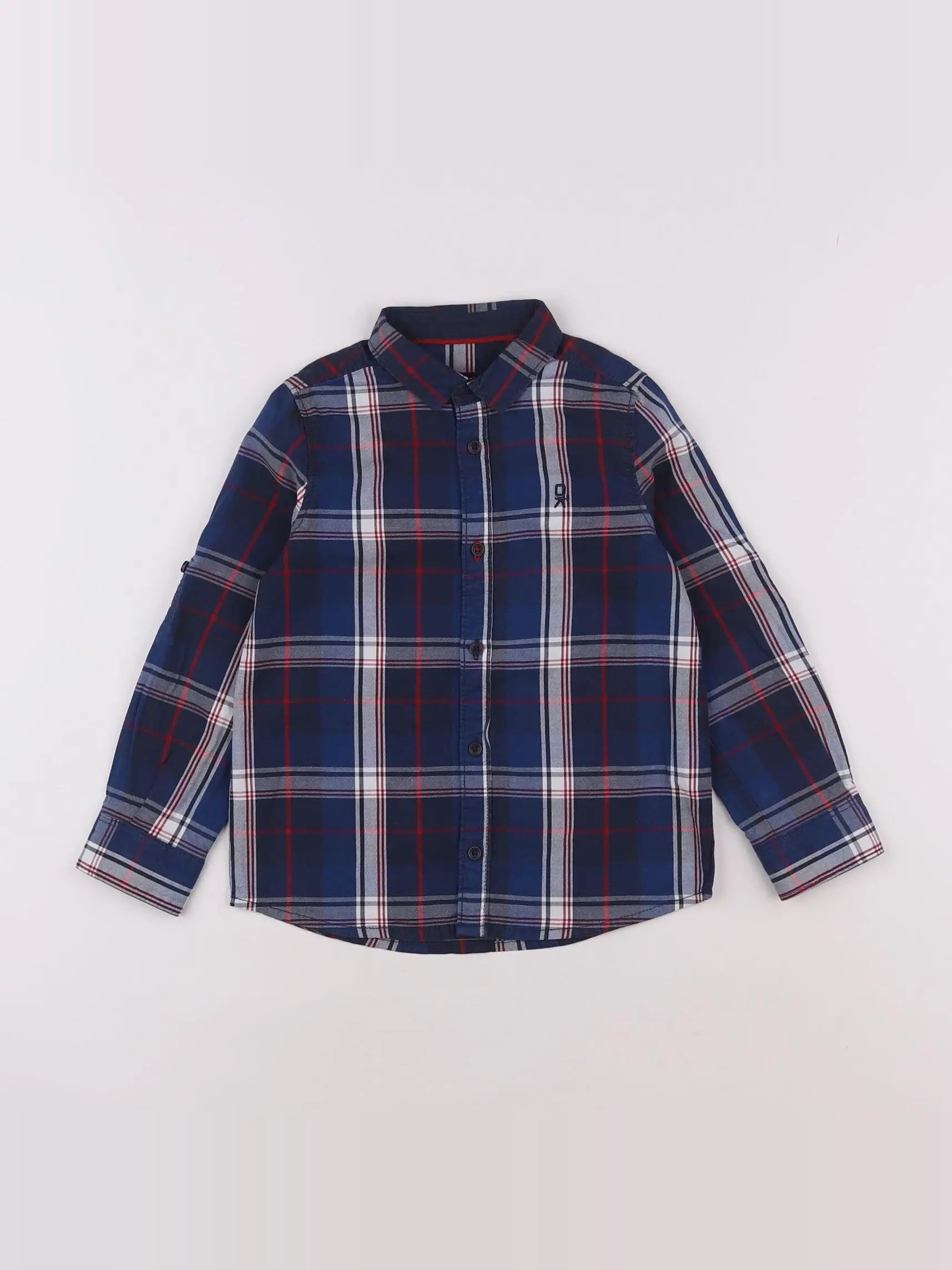 Okaidi - chemise bleu - 4 ans