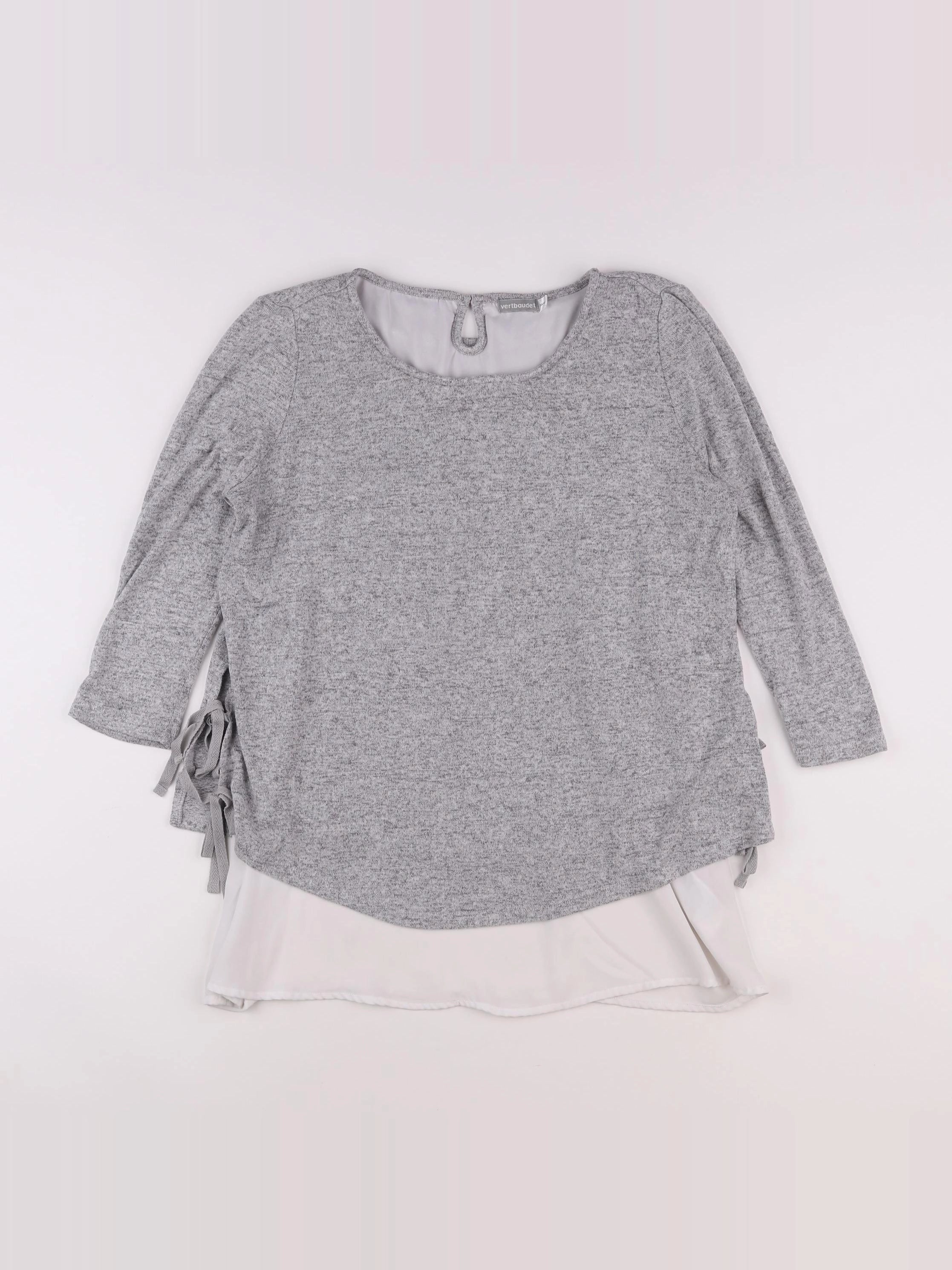 Vertbaudet - pull gris - 38 à 40