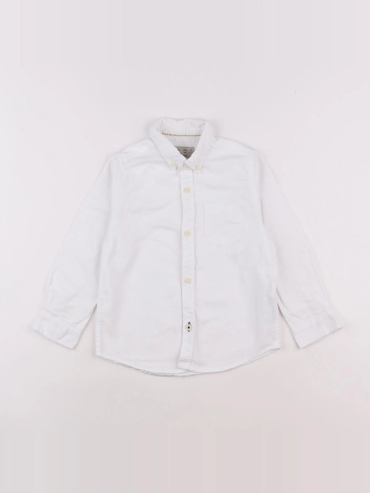 Zara - chemise blanc - 5 ans