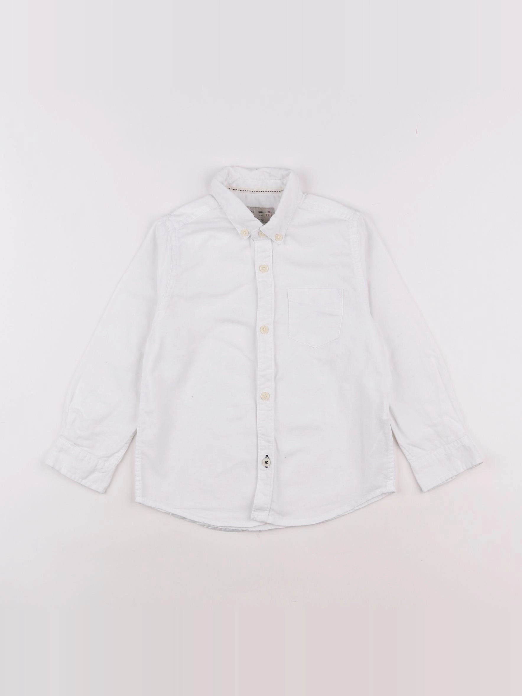 Zara - chemise blanc - 5 ans