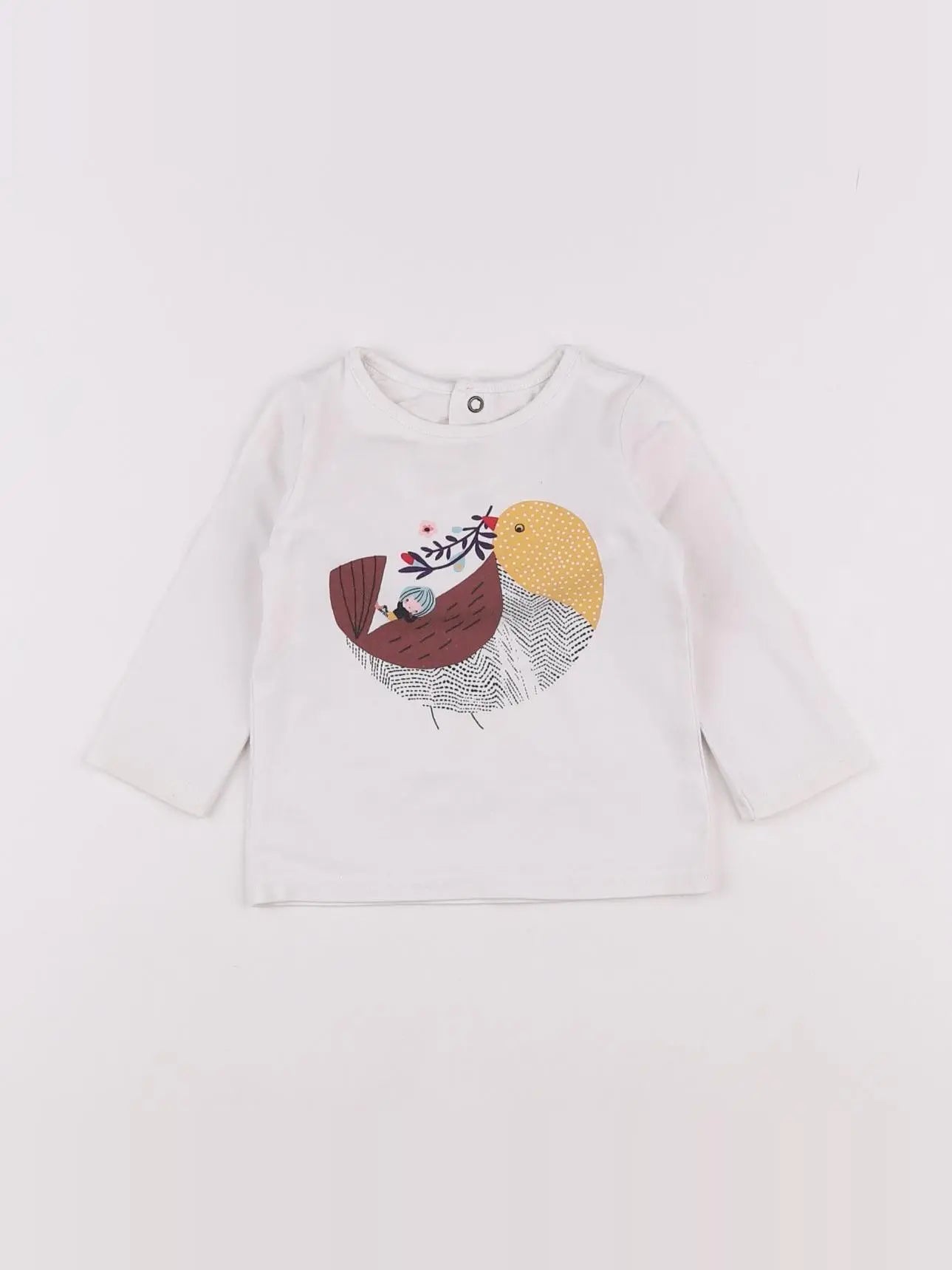 Catimini - tee-shirt blanc - 12 mois