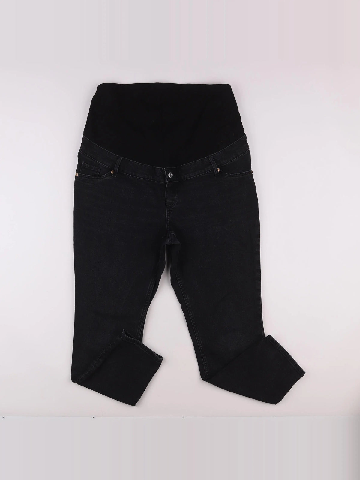 H&M - jean grossesse gris - 44 à 46